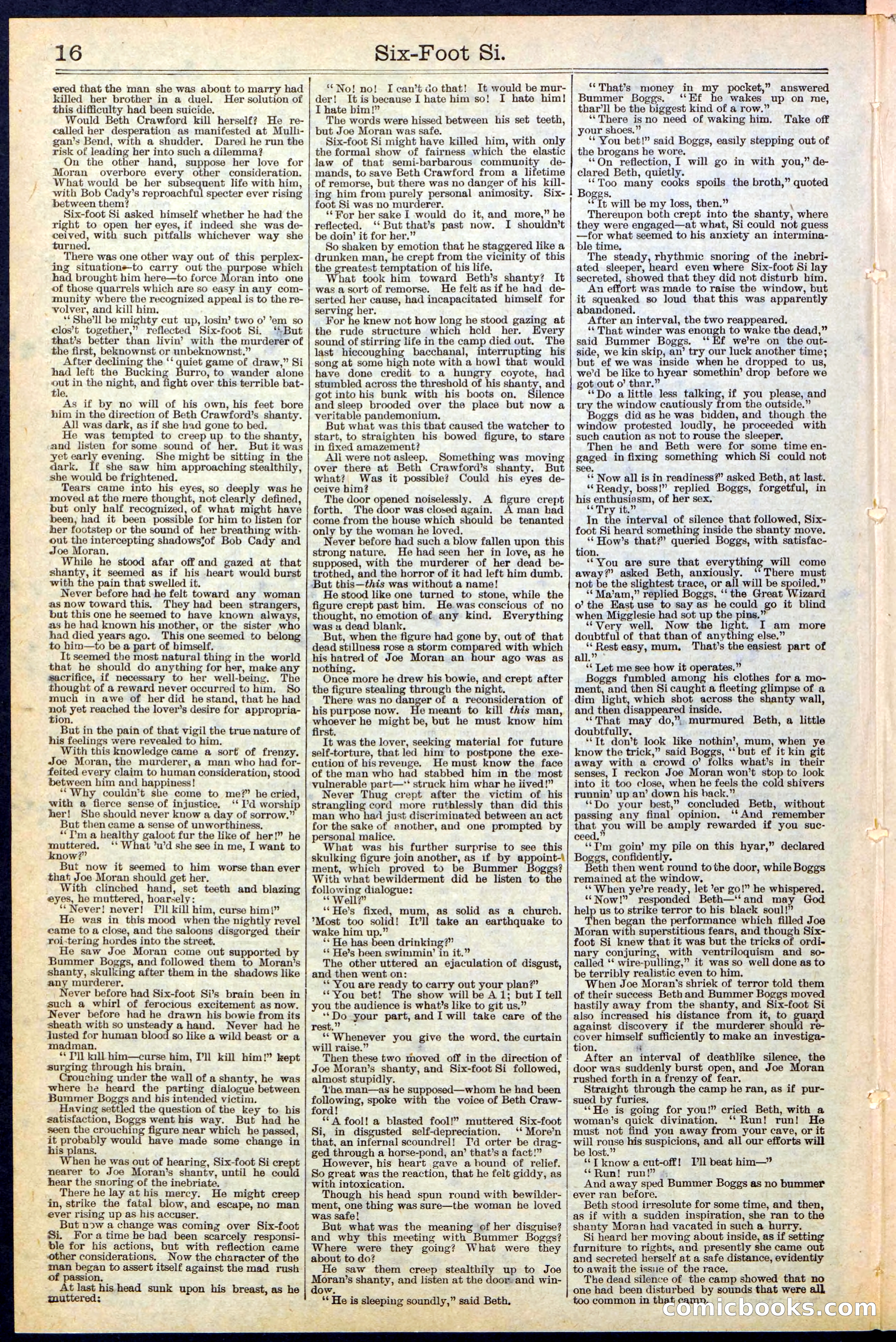 Beadle's New York Dime Library, No. 472 — page 16 of 32