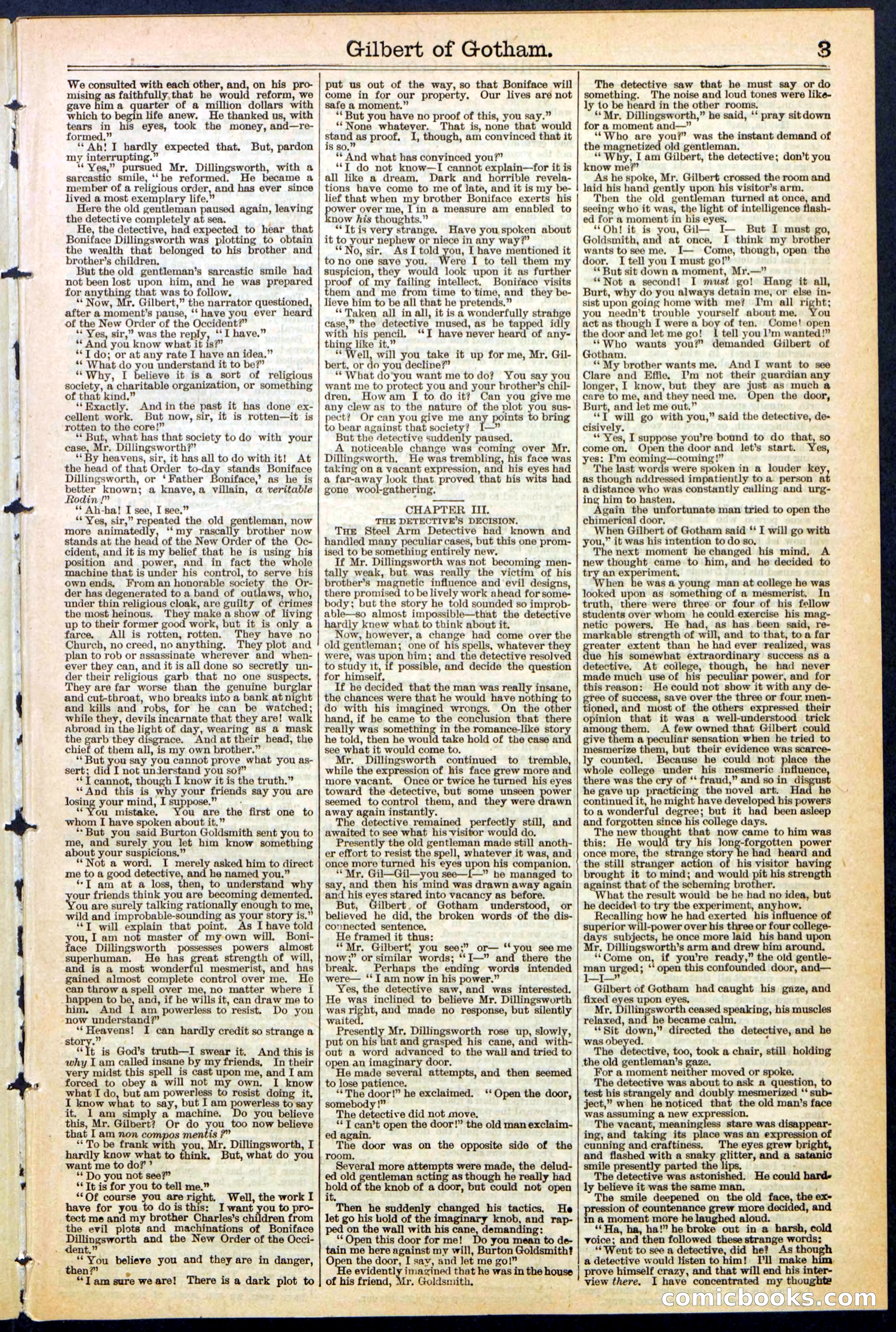 Beadle's Dime Library No. 473 — page 3 of 32