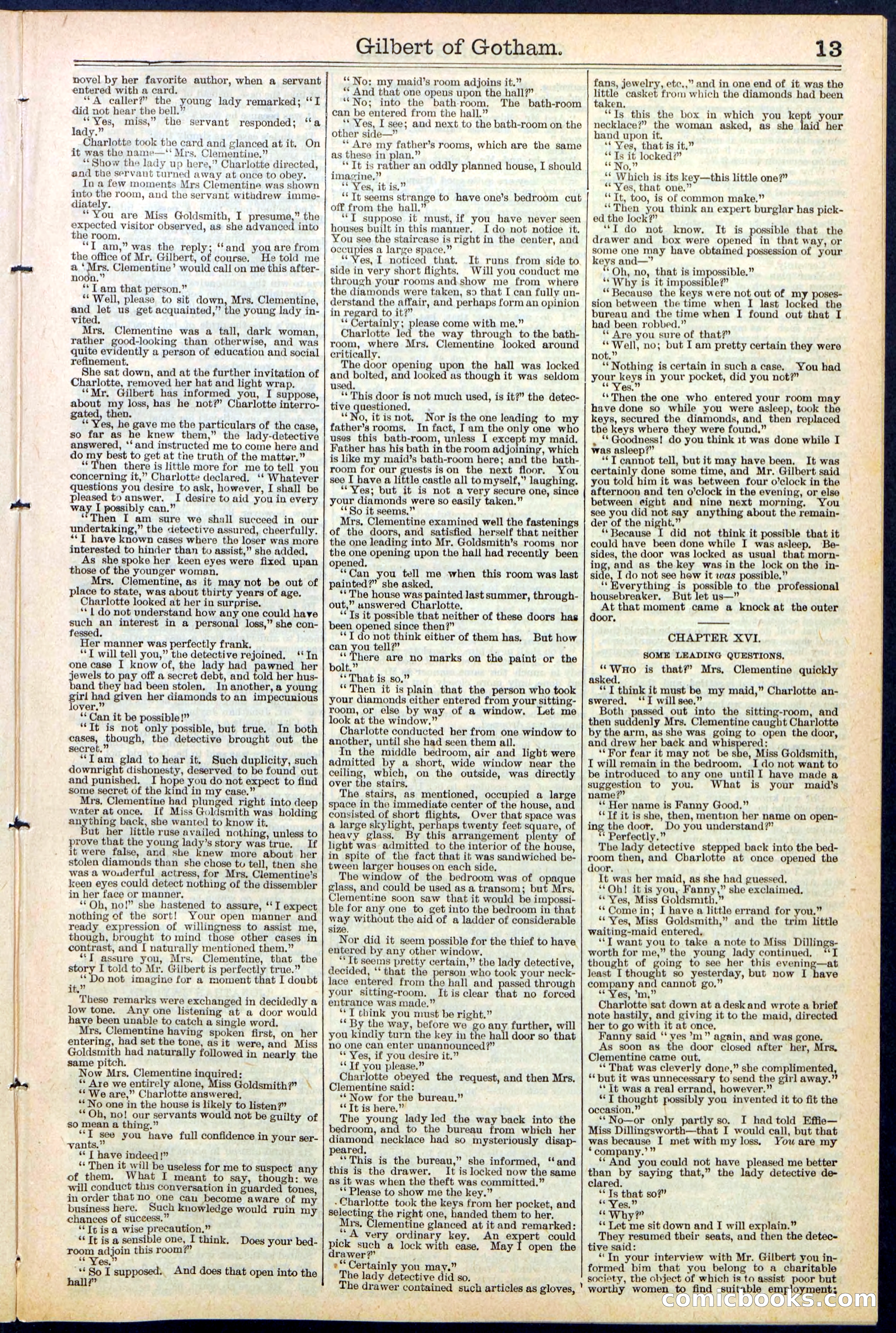 Beadle's Dime Library No. 473 — page 13 of 32