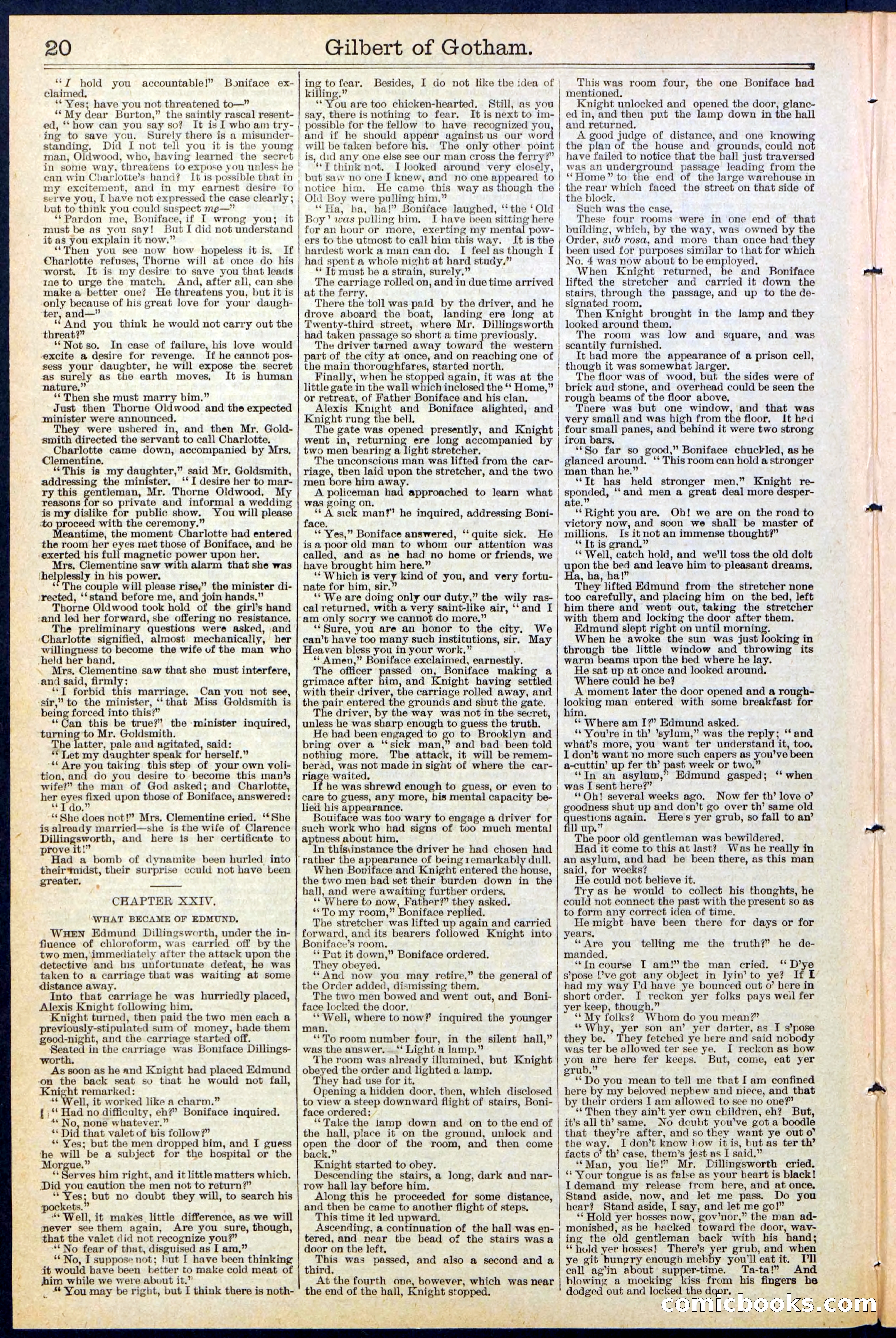 Beadle's Dime Library No. 473 — page 20 of 32