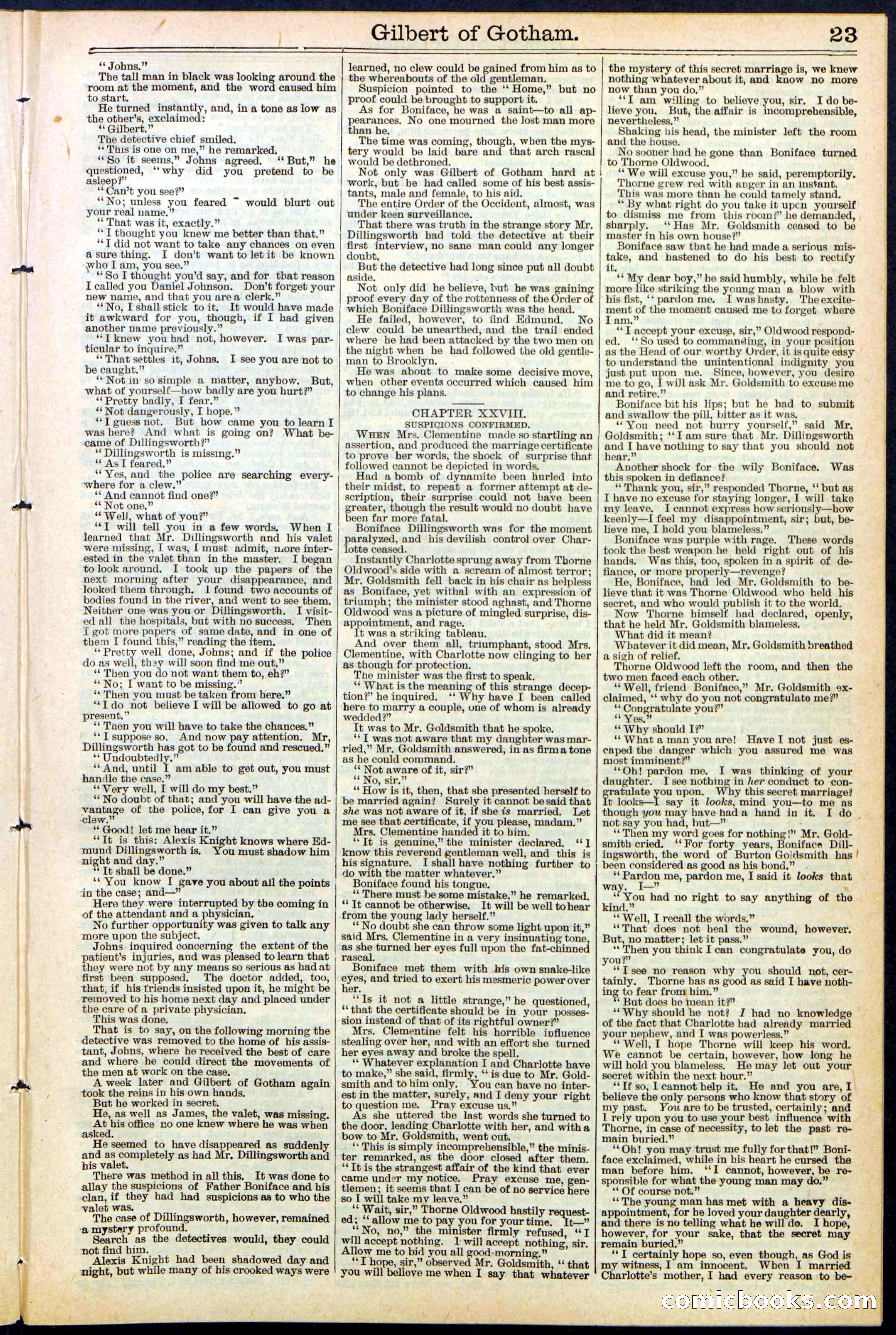Beadle's Dime Library No. 473 — page 23 of 32