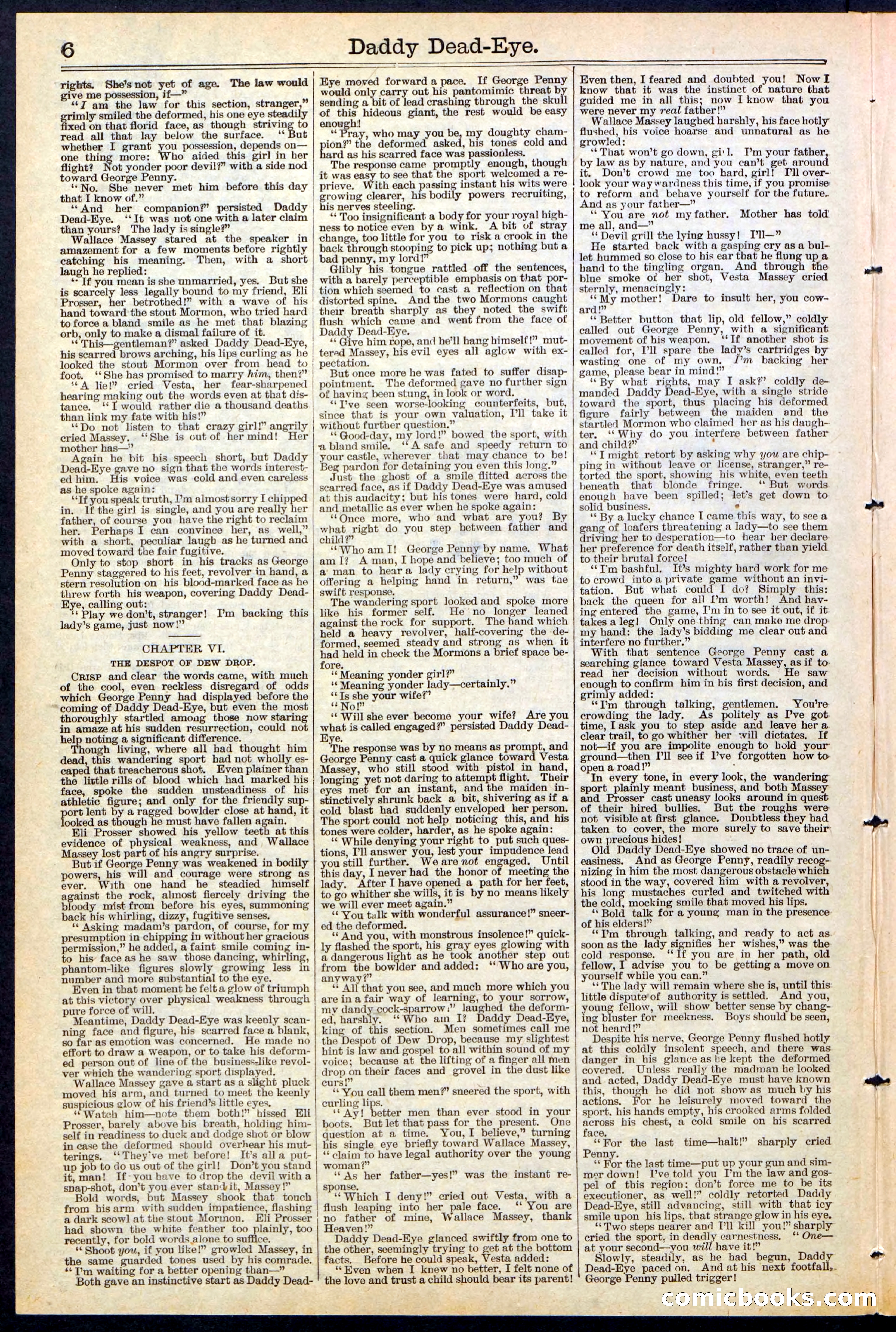 Beadle's New York Dime Library No. 474 — page 6 of 32
