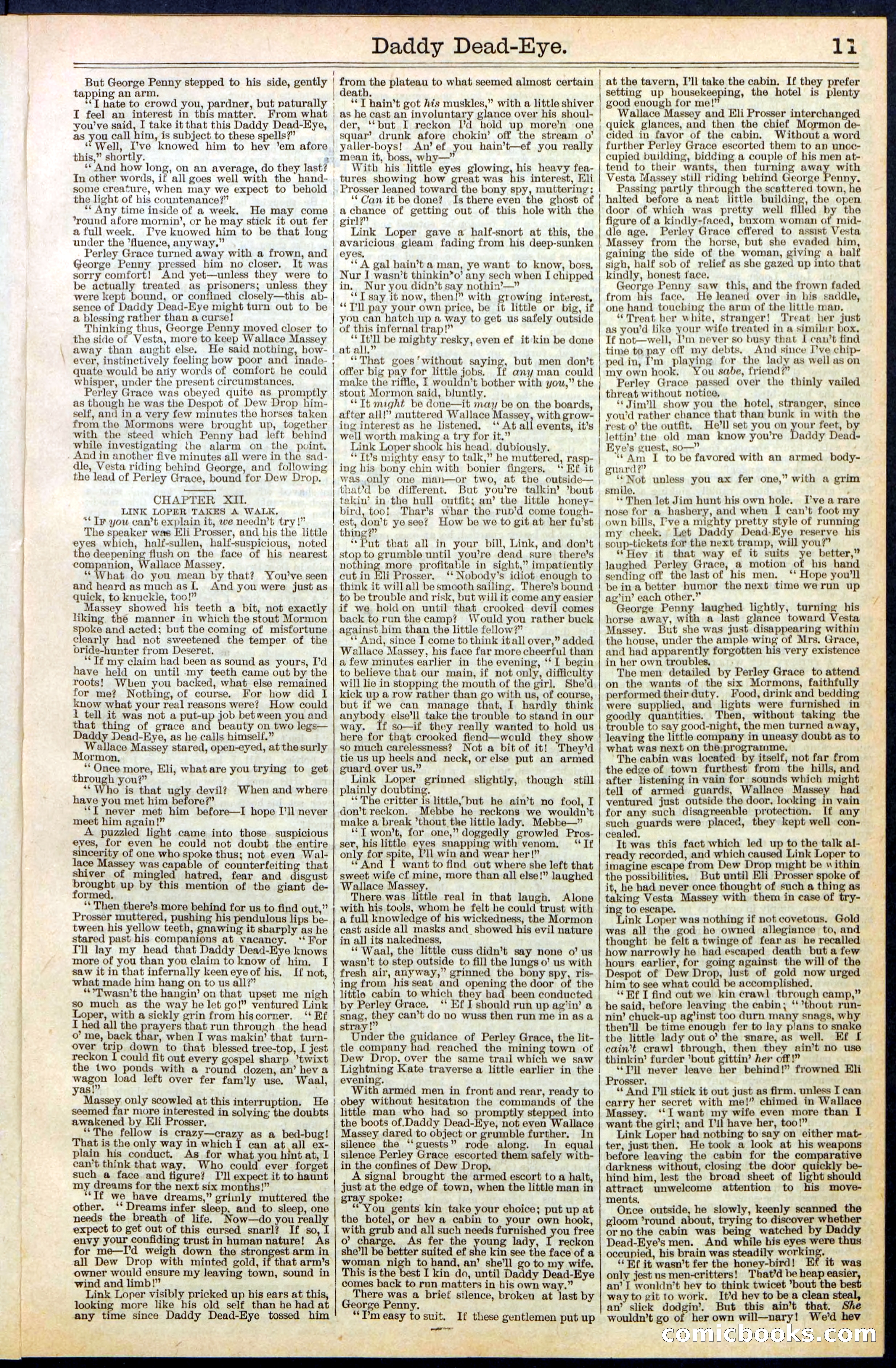 Beadle's New York Dime Library No. 474 — page 11 of 32