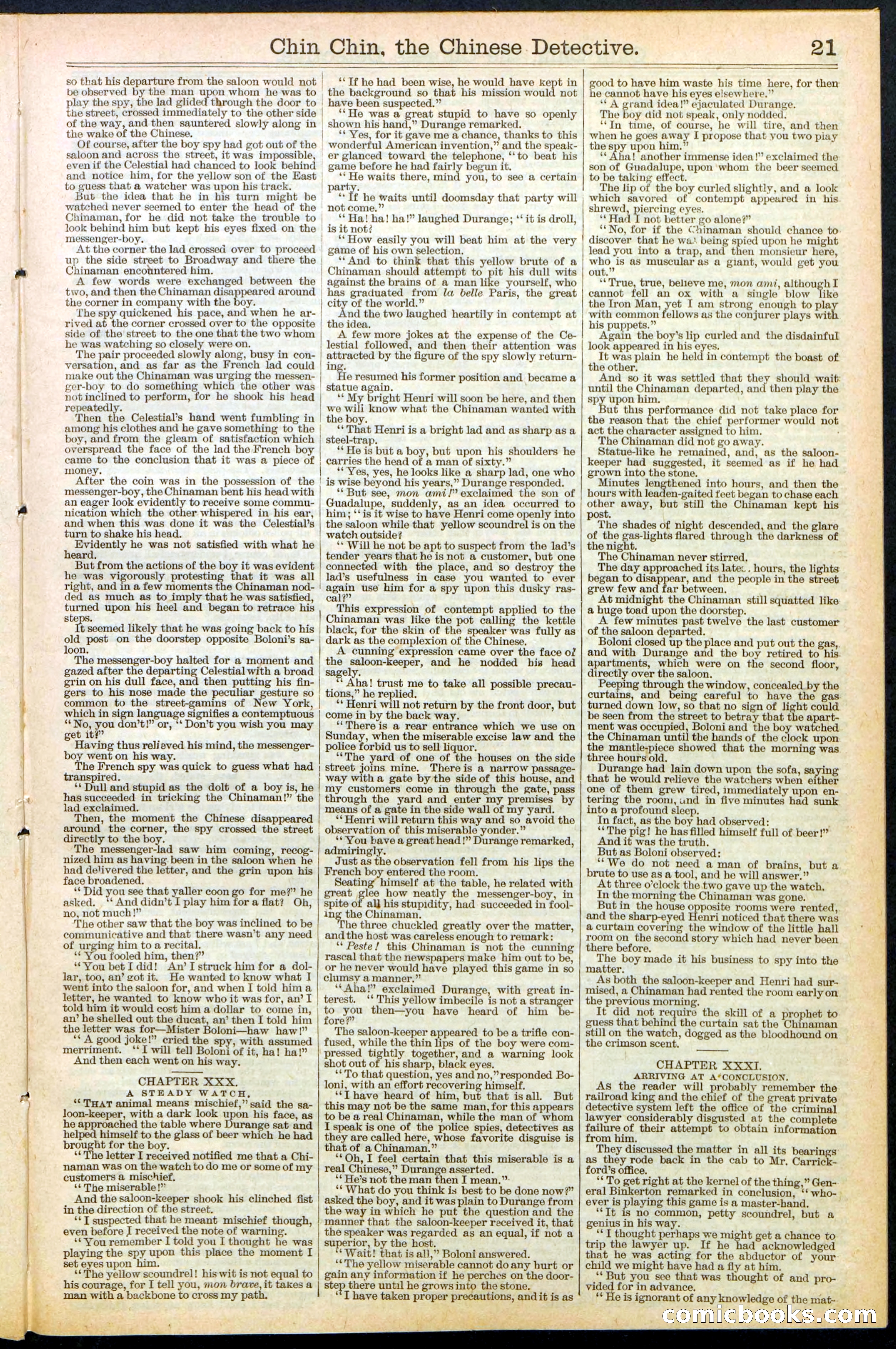 Beadle's New York Dime Library, No. 475 — page 21 of 32