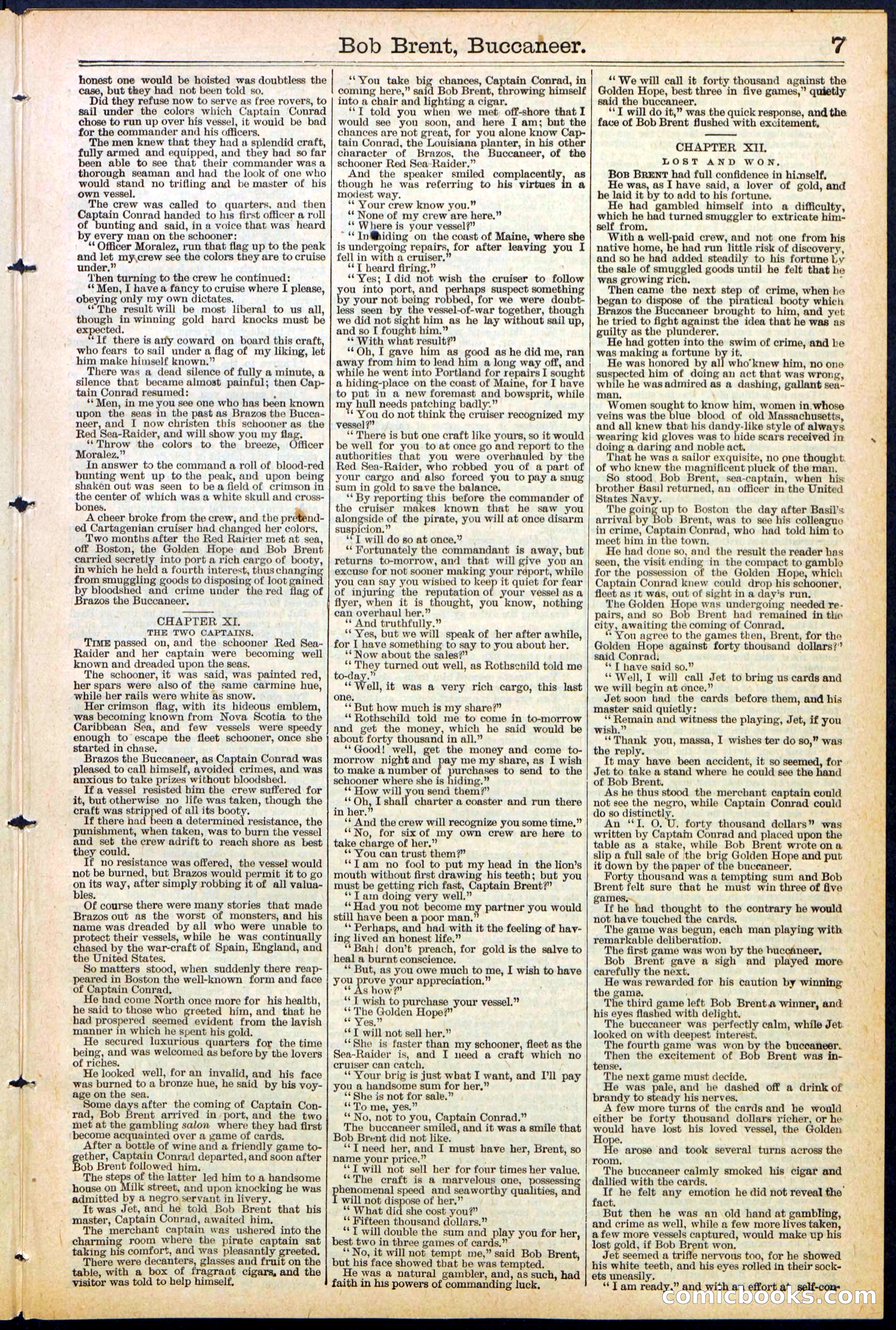 Beadle's New York Dime Library No. 476 — page 7 of 32