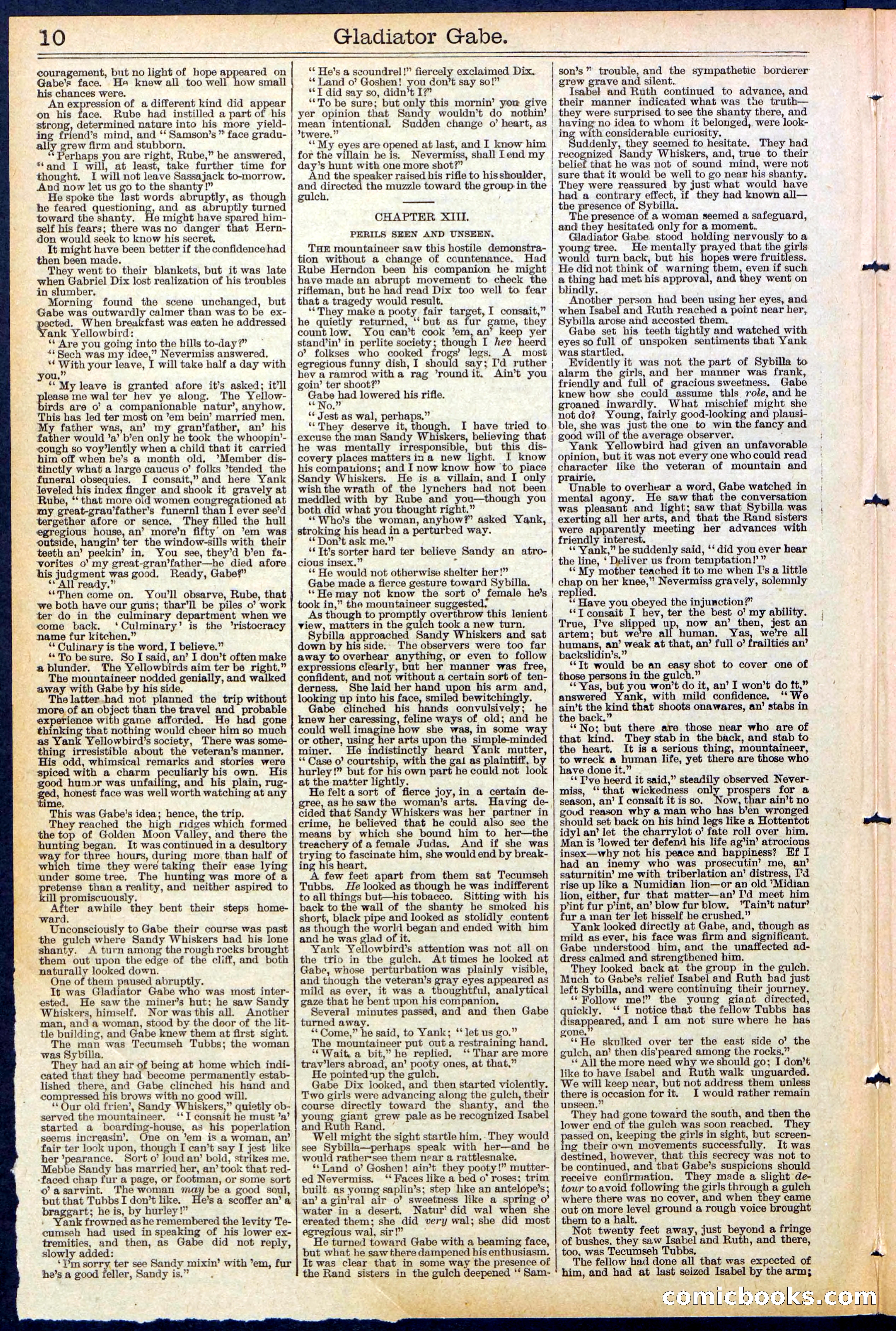 Beadle's New York Dime Library No. 479 — page 10 of 32