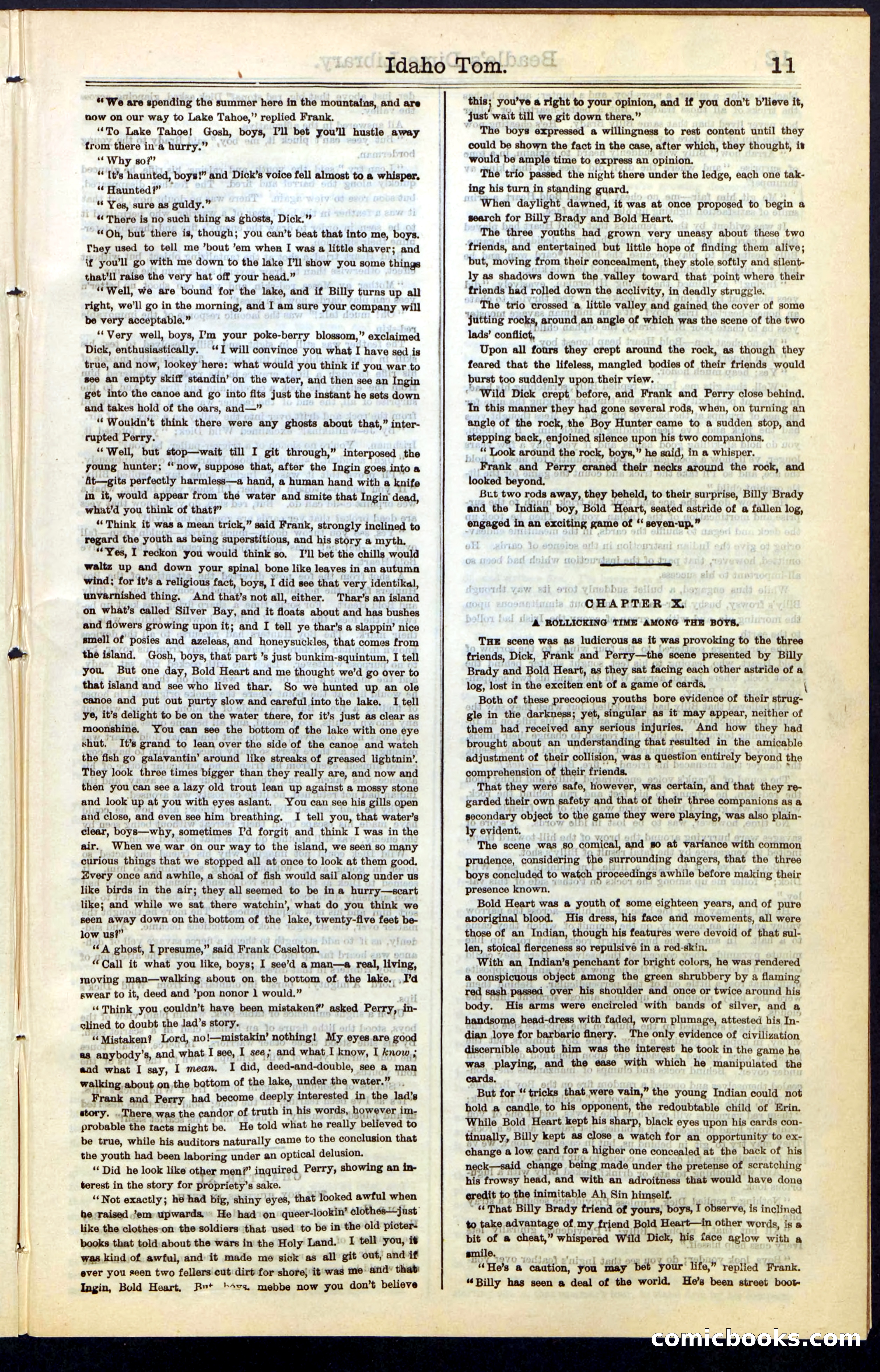 Beadle's New York Dime Library, No. 48 — page 11 of 40