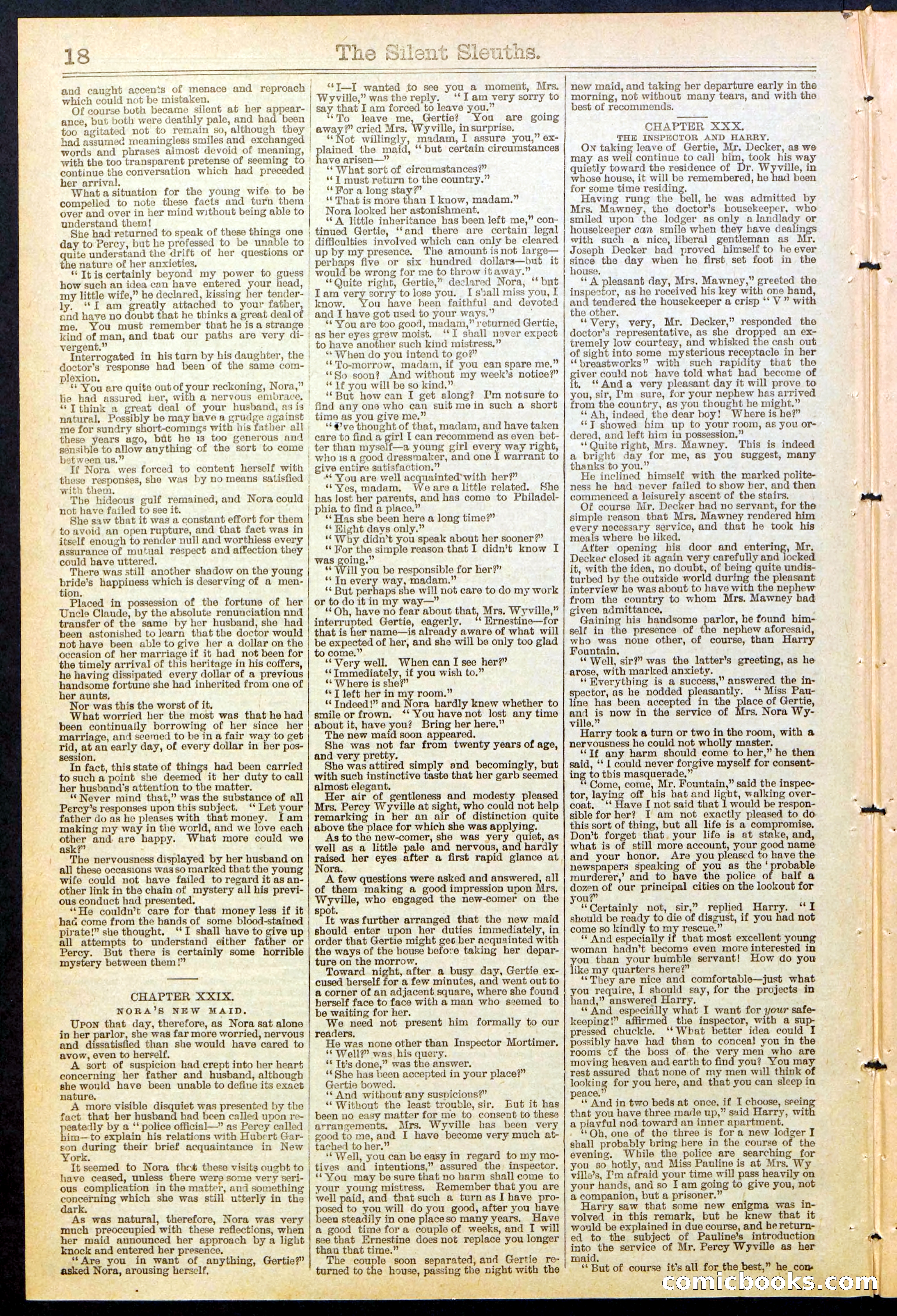 Beadle's Dime Library No. 481 — page 18 of 32