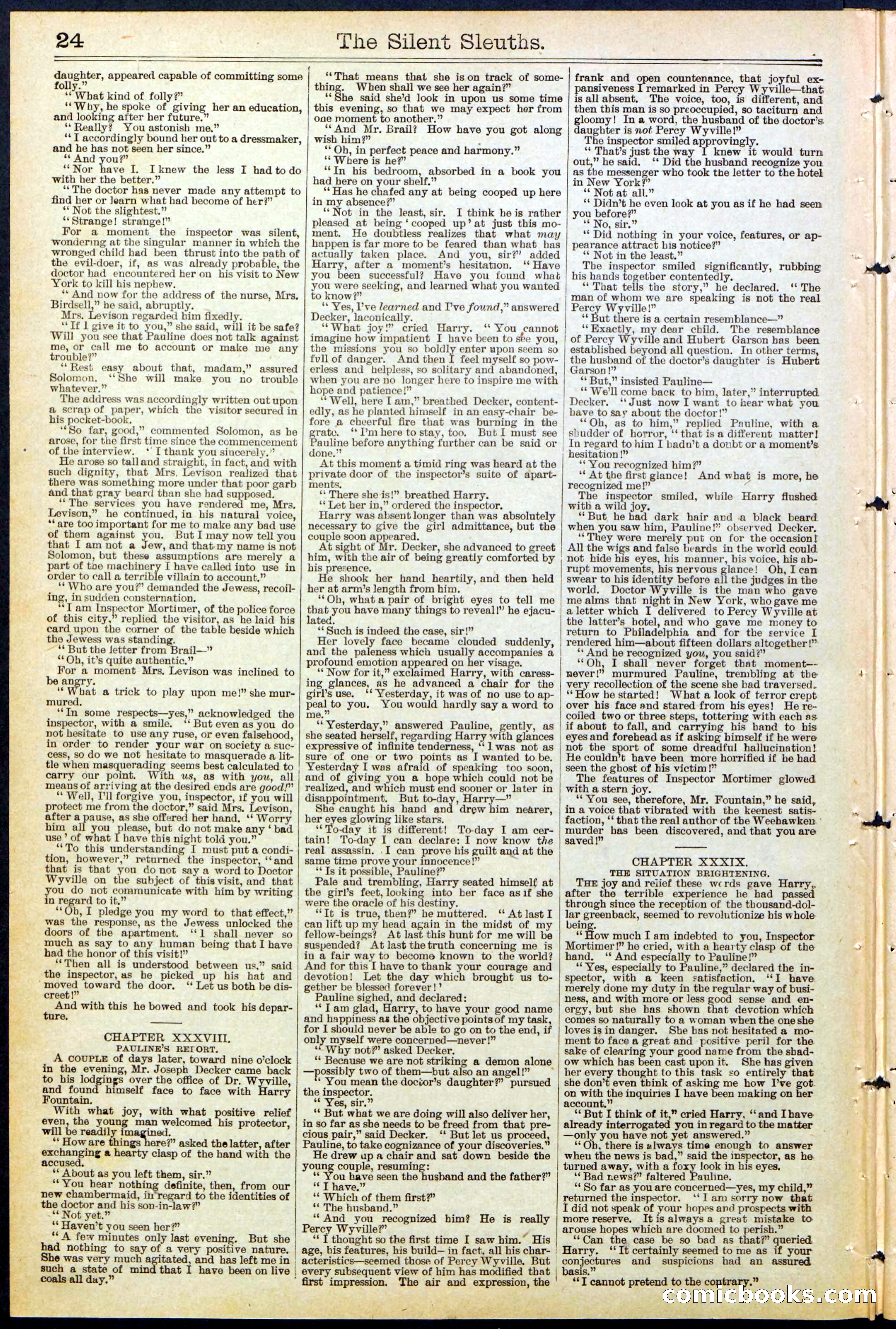 Beadle's Dime Library No. 481 — page 24 of 32