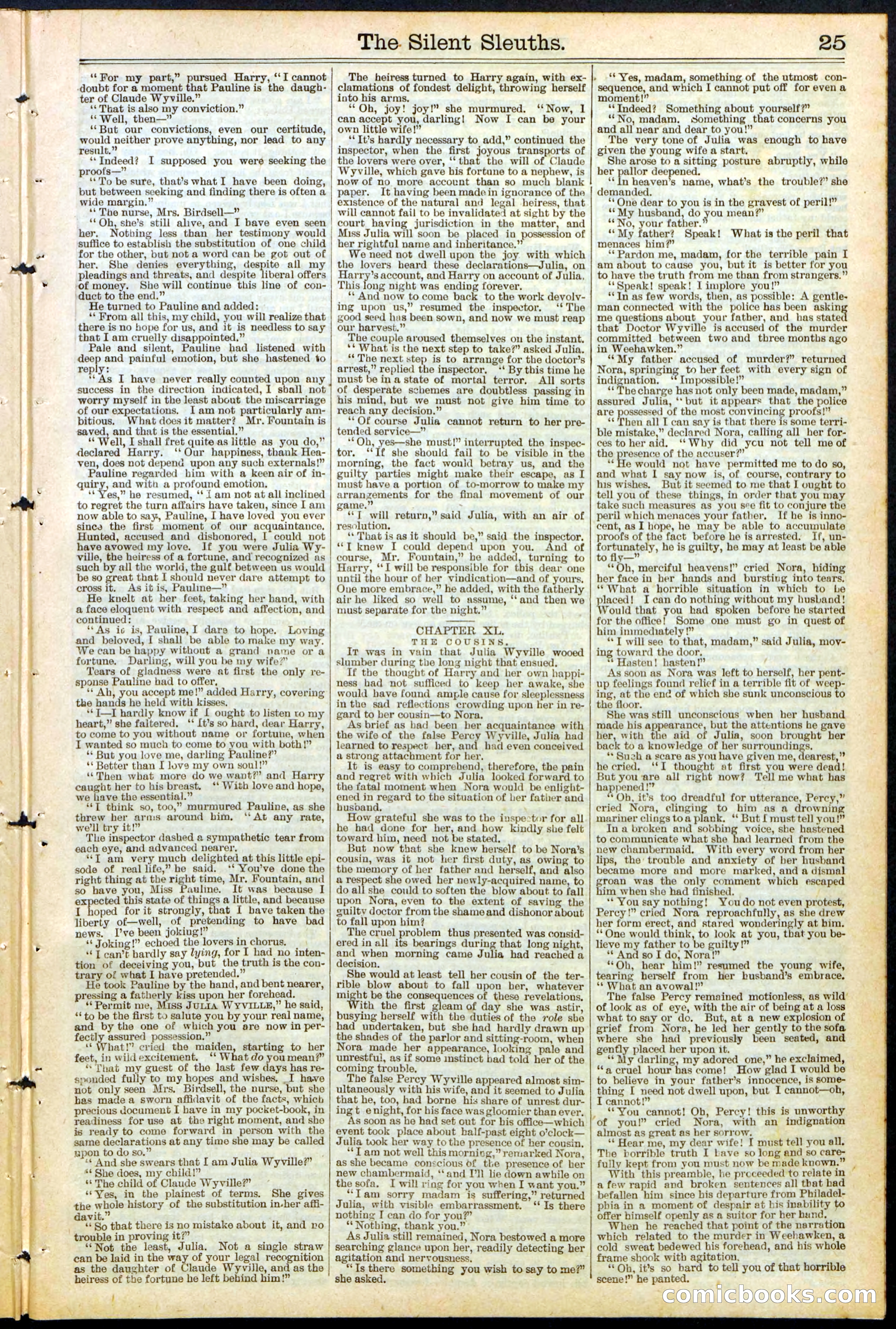 Beadle's Dime Library No. 481 — page 25 of 32