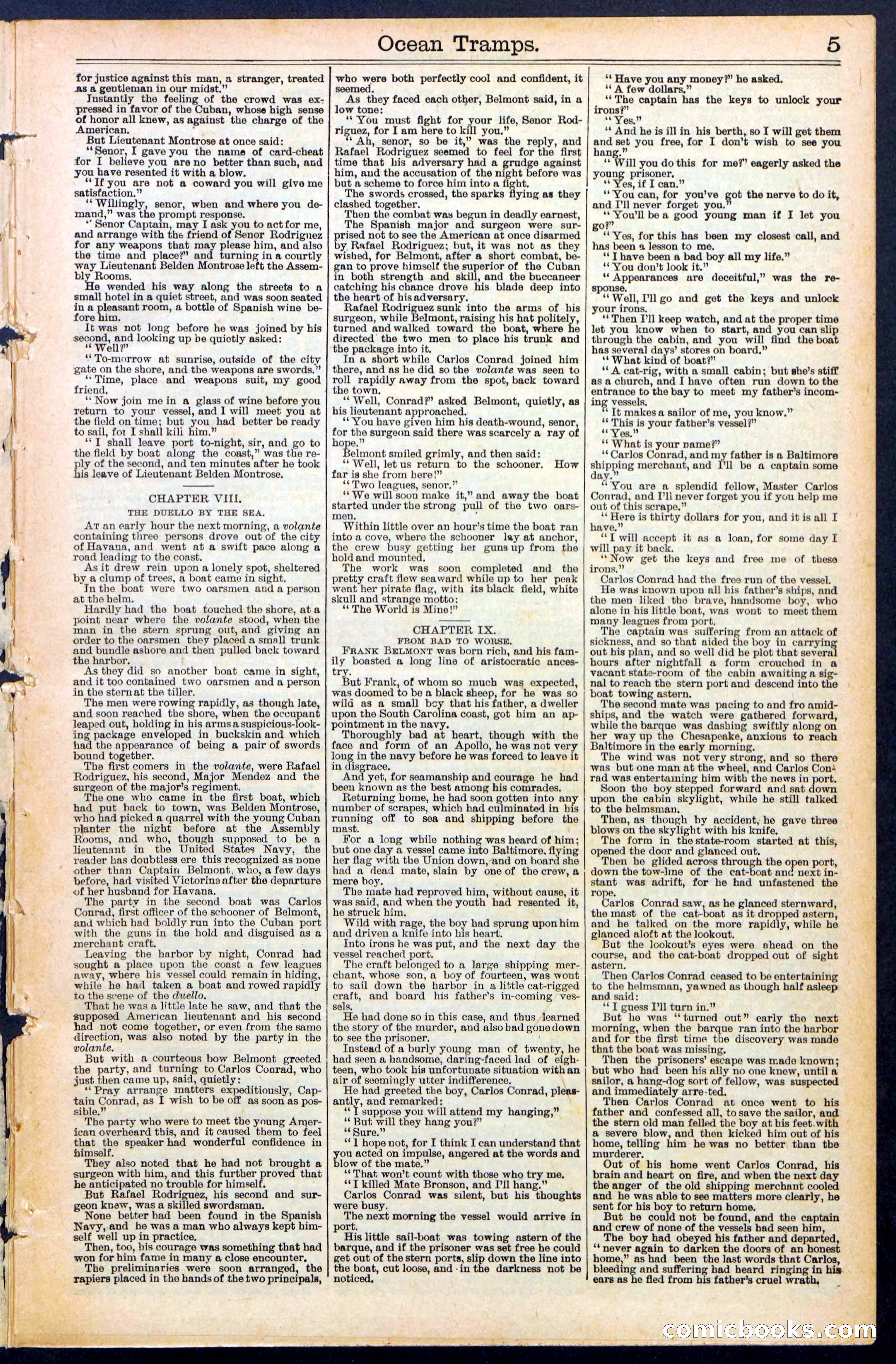 Beadle's New York Dime Library No. 482 — page 5 of 32