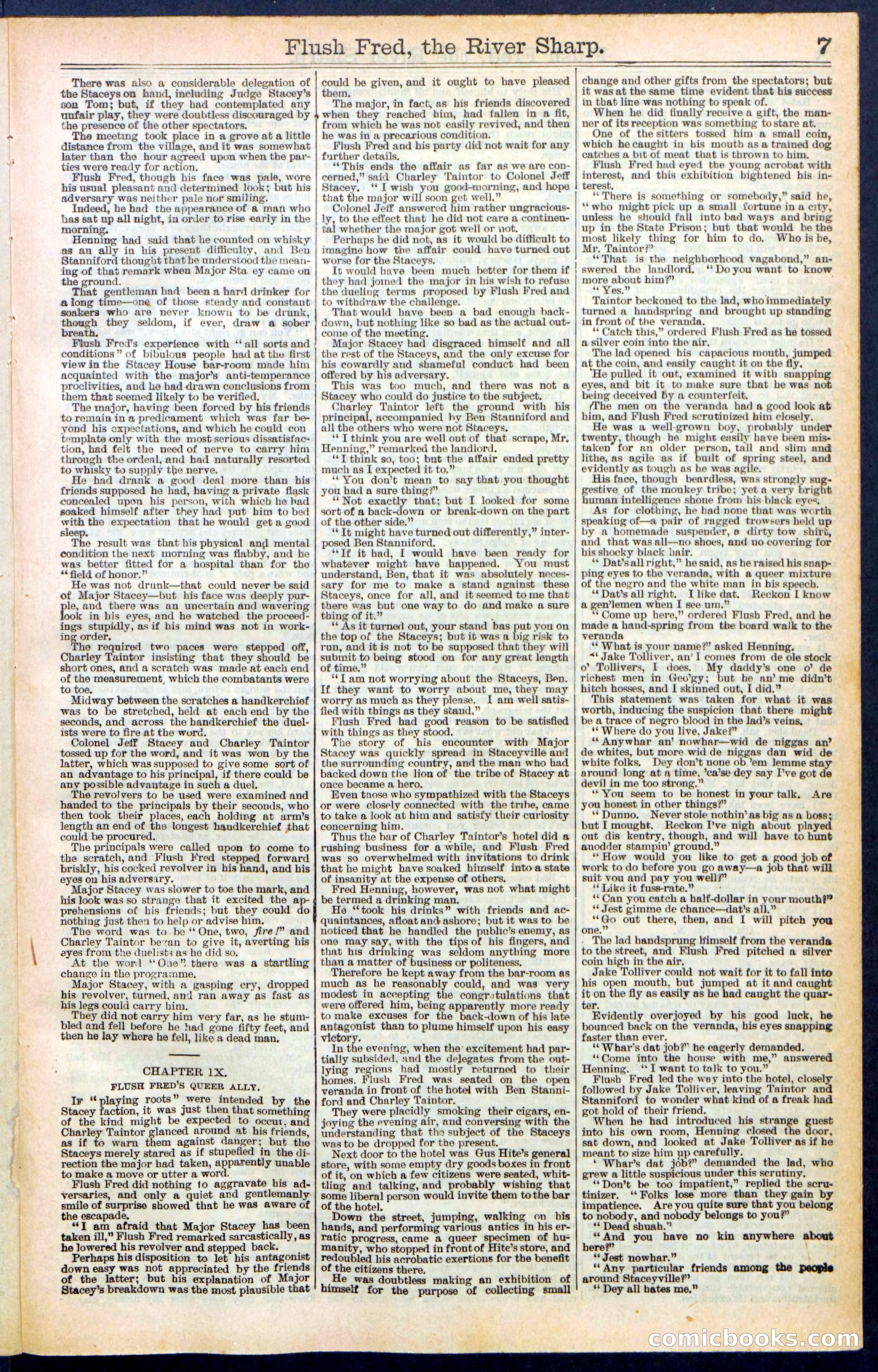 Beadle's New York Dime Library No. 483 — page 7 of 32