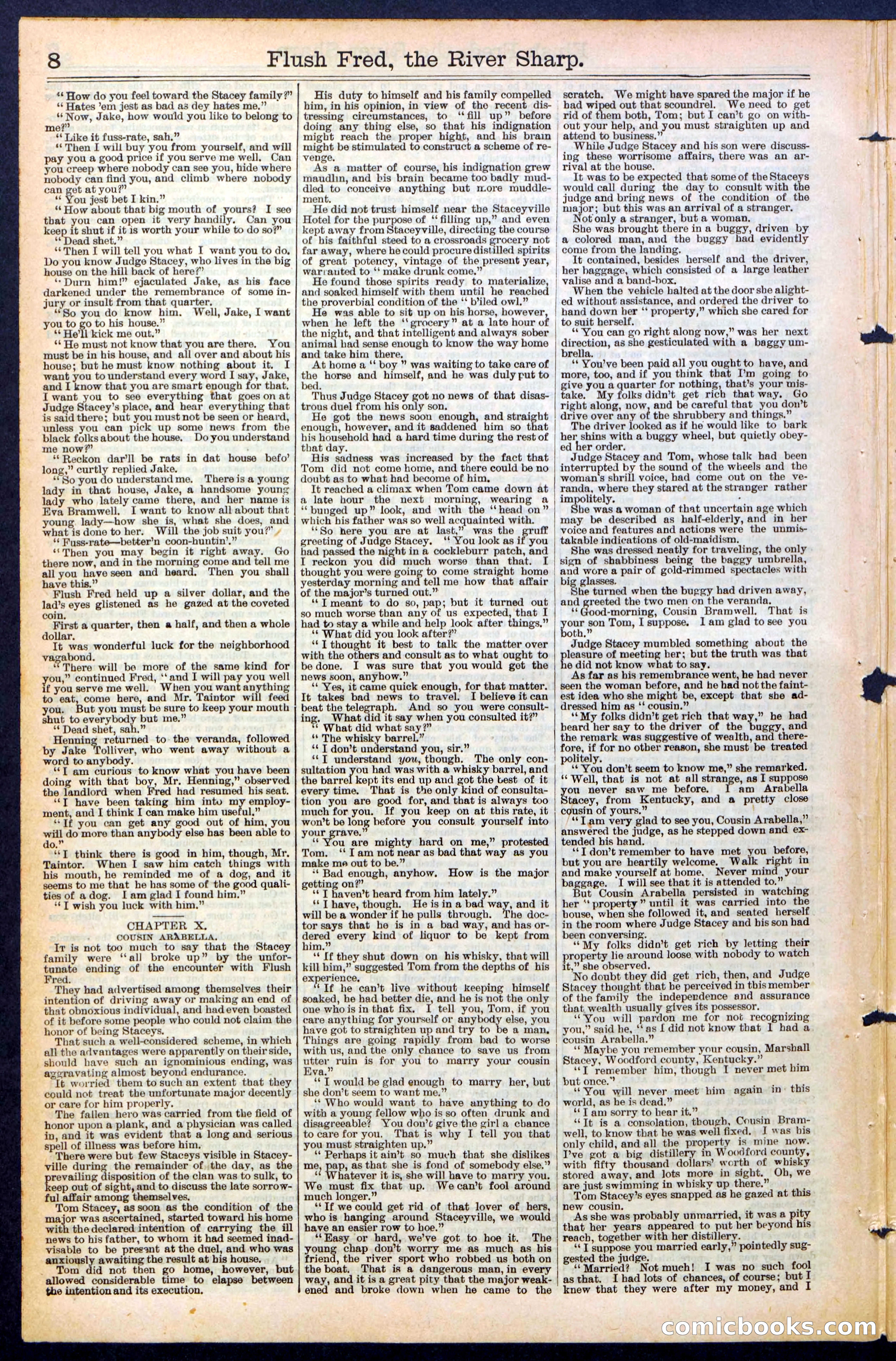 Beadle's New York Dime Library No. 483 — page 8 of 32
