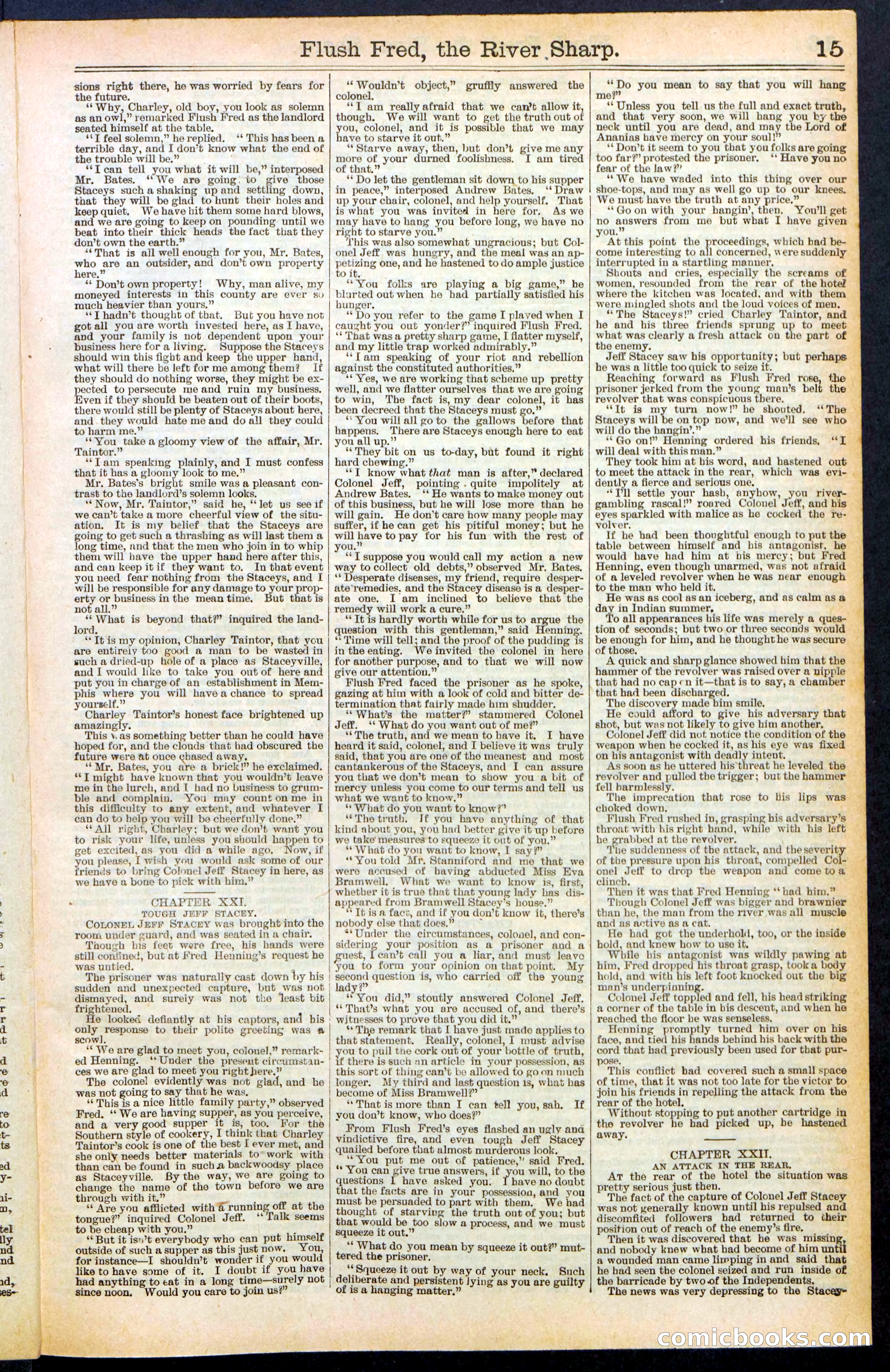 Beadle's New York Dime Library No. 483 — page 15 of 32