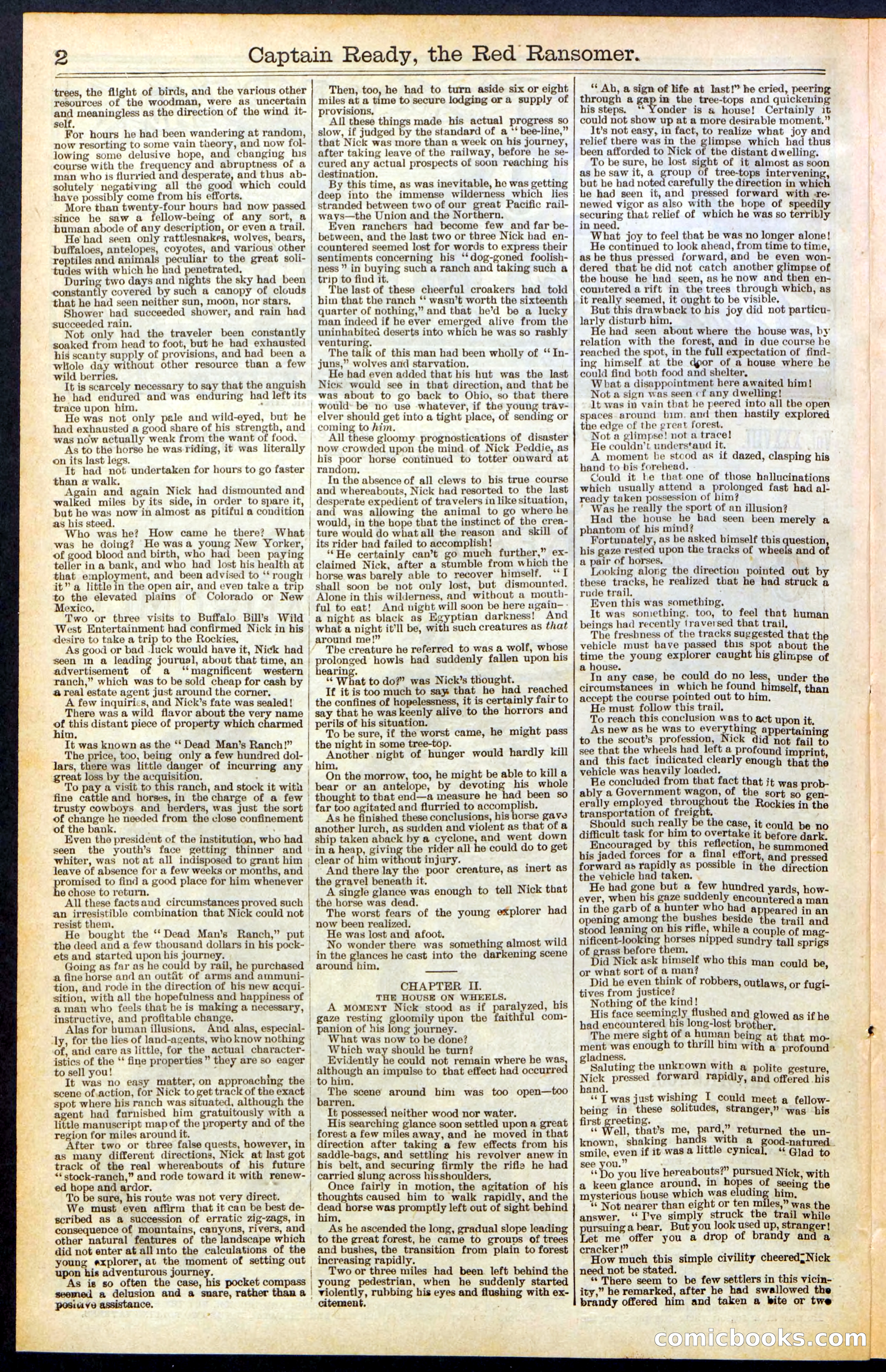 Beadle's New York Dime Library, No. 484 — page 2 of 32