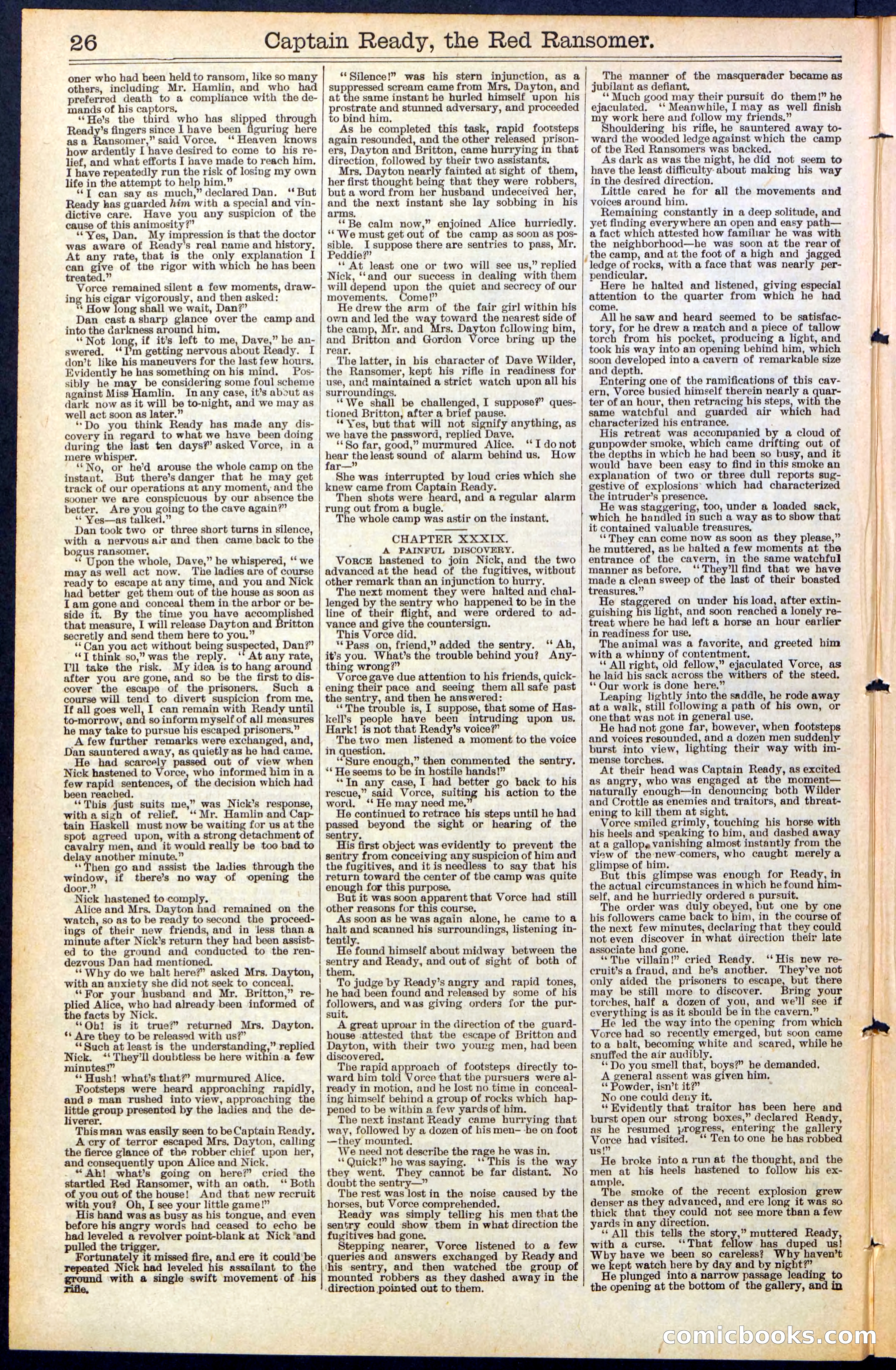 Beadle's New York Dime Library, No. 484 — page 26 of 32