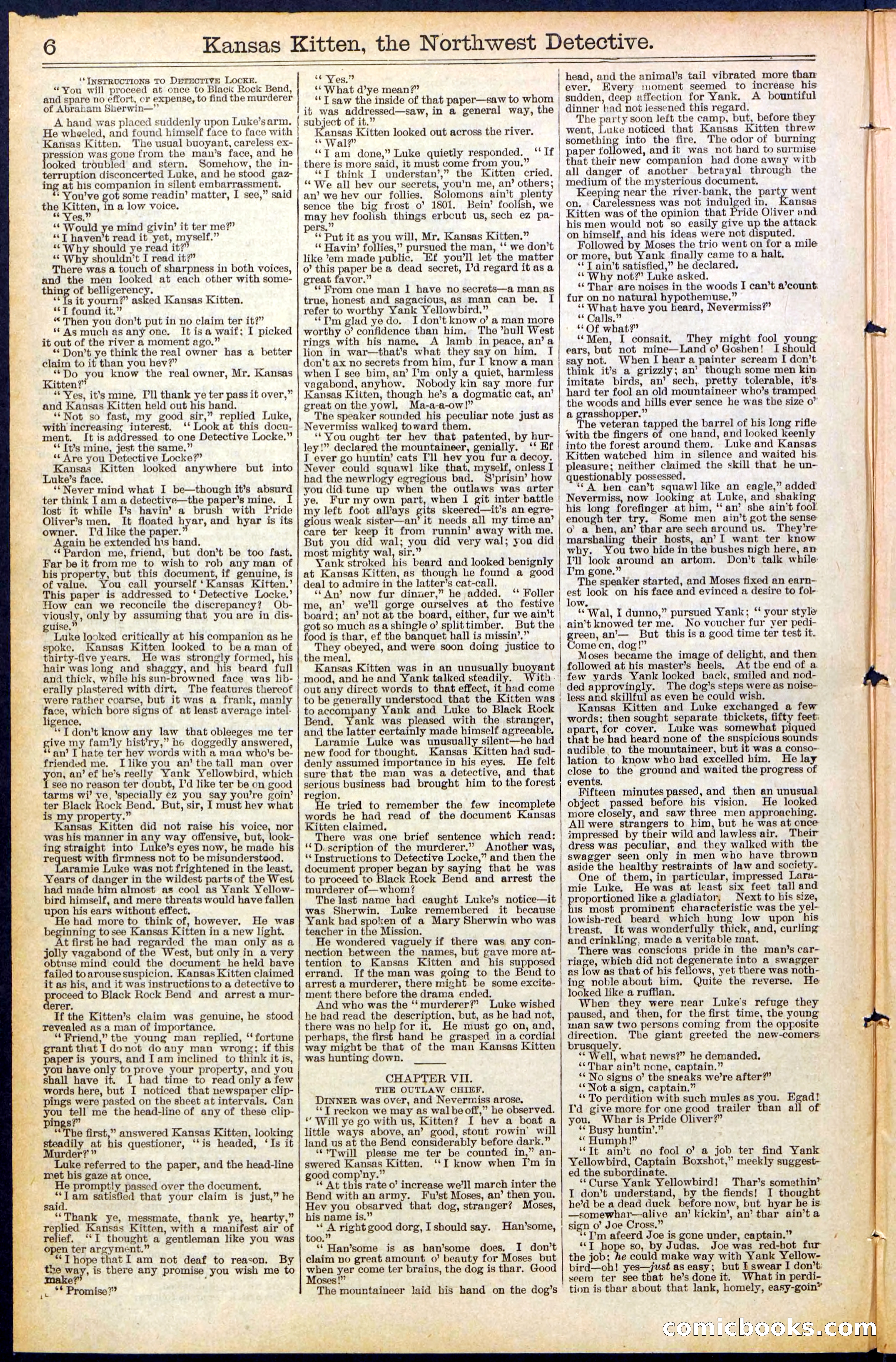 Beadle's New York Dime Library, No. 486 — page 6 of 32