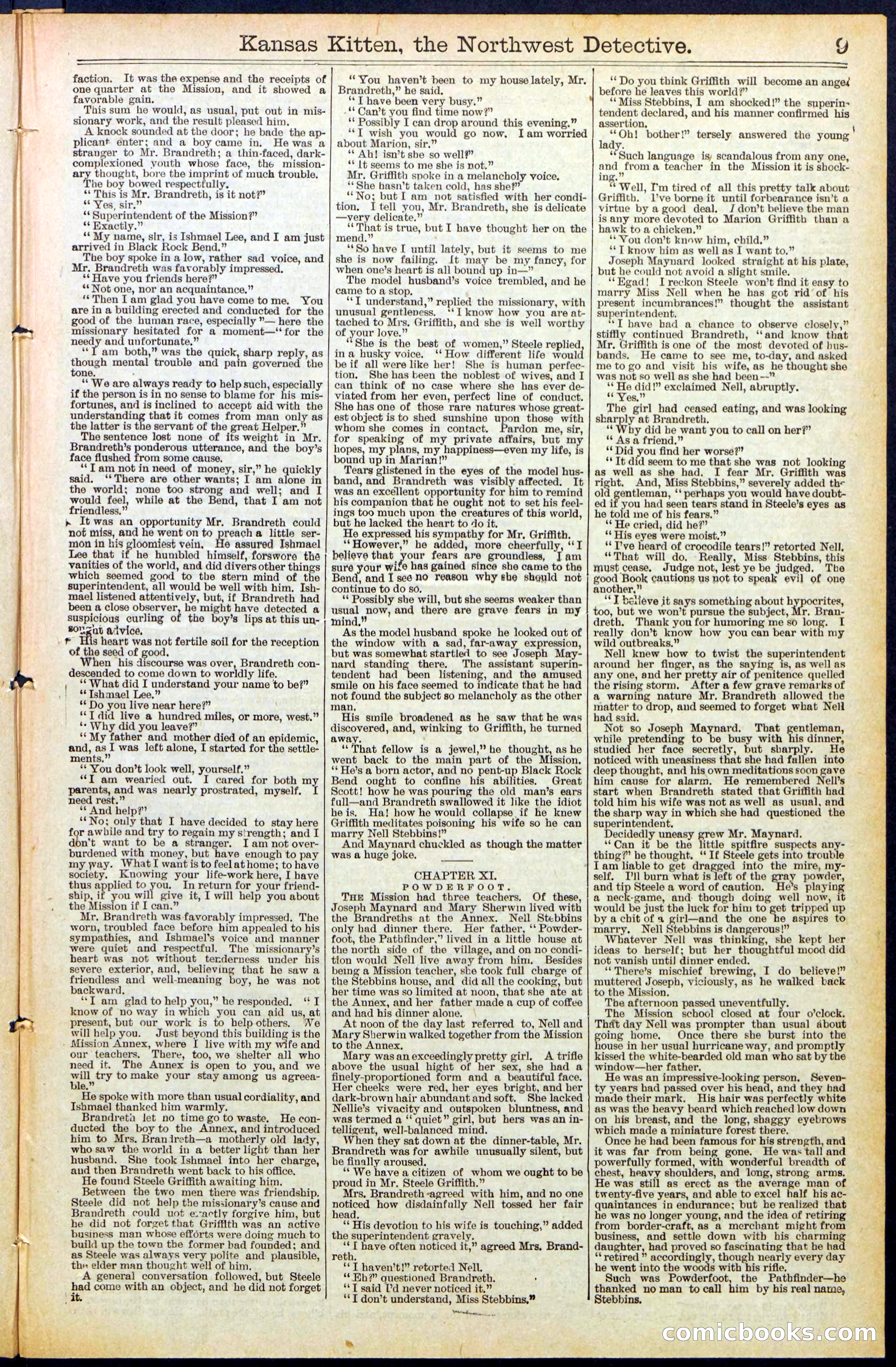 Beadle's New York Dime Library, No. 486 — page 9 of 32