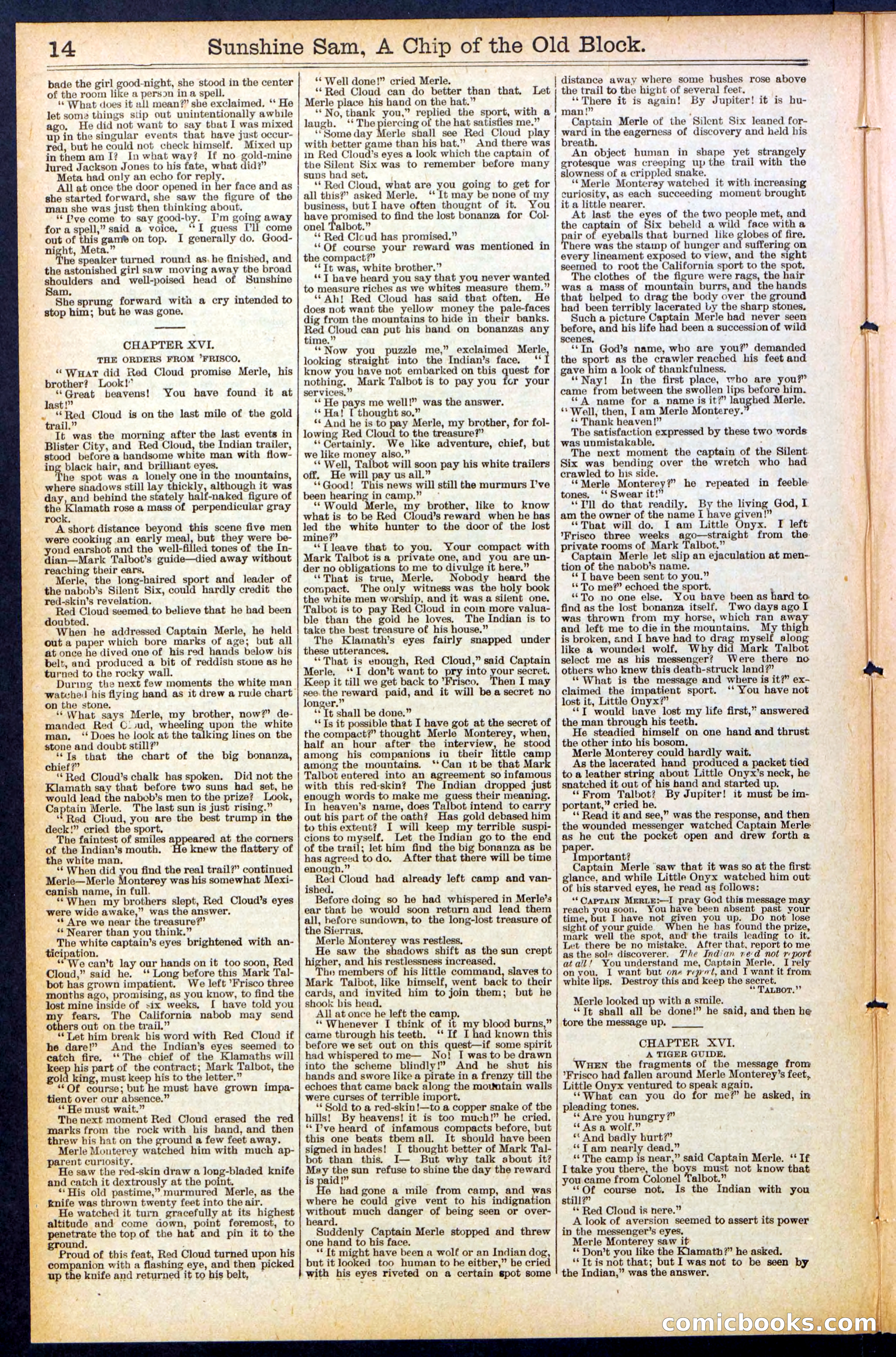 Beadle's New York Dime Library No. 487 — page 14 of 32