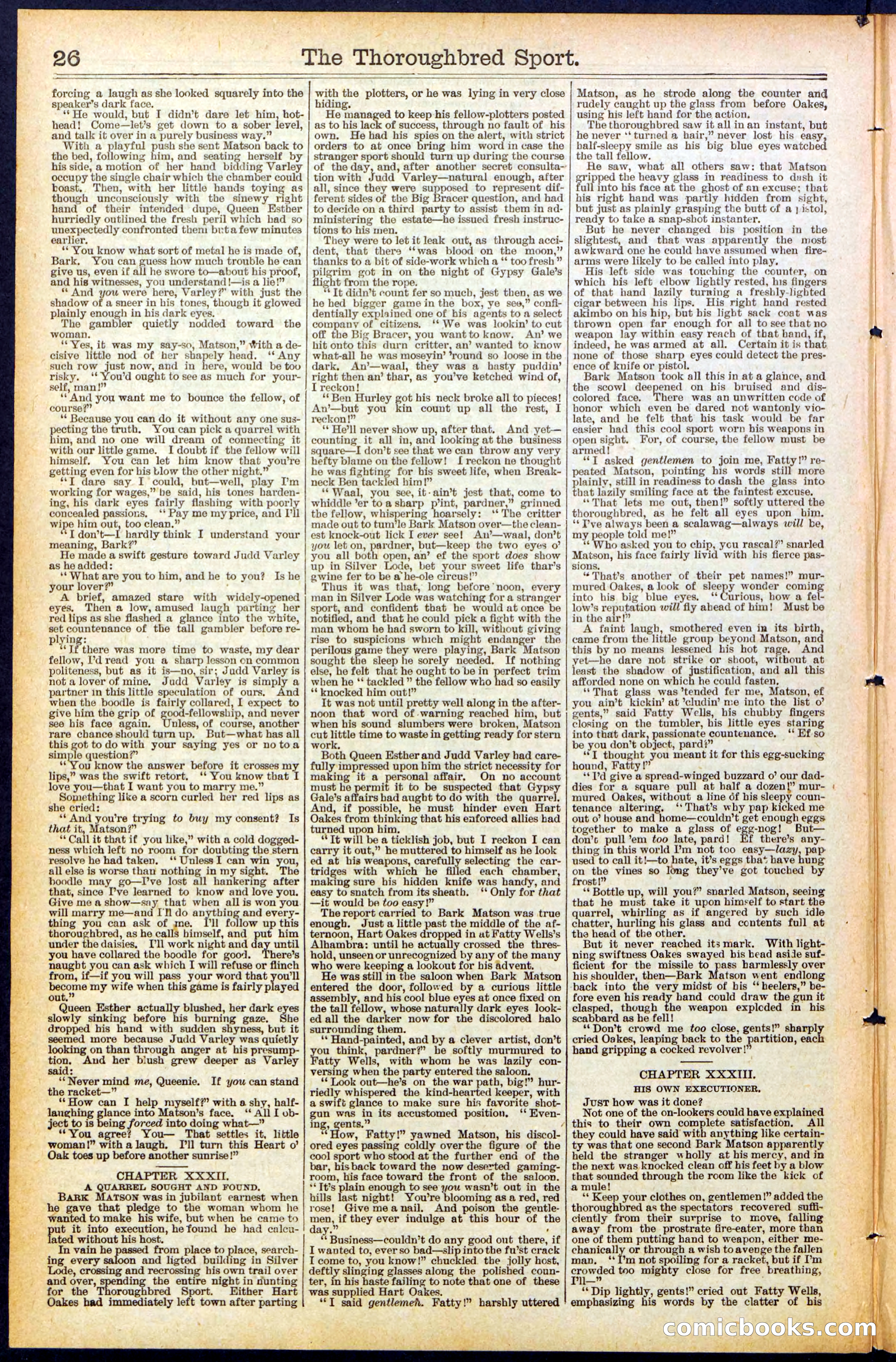 Beadle's New York Dime Library No. 488 — page 26 of 32