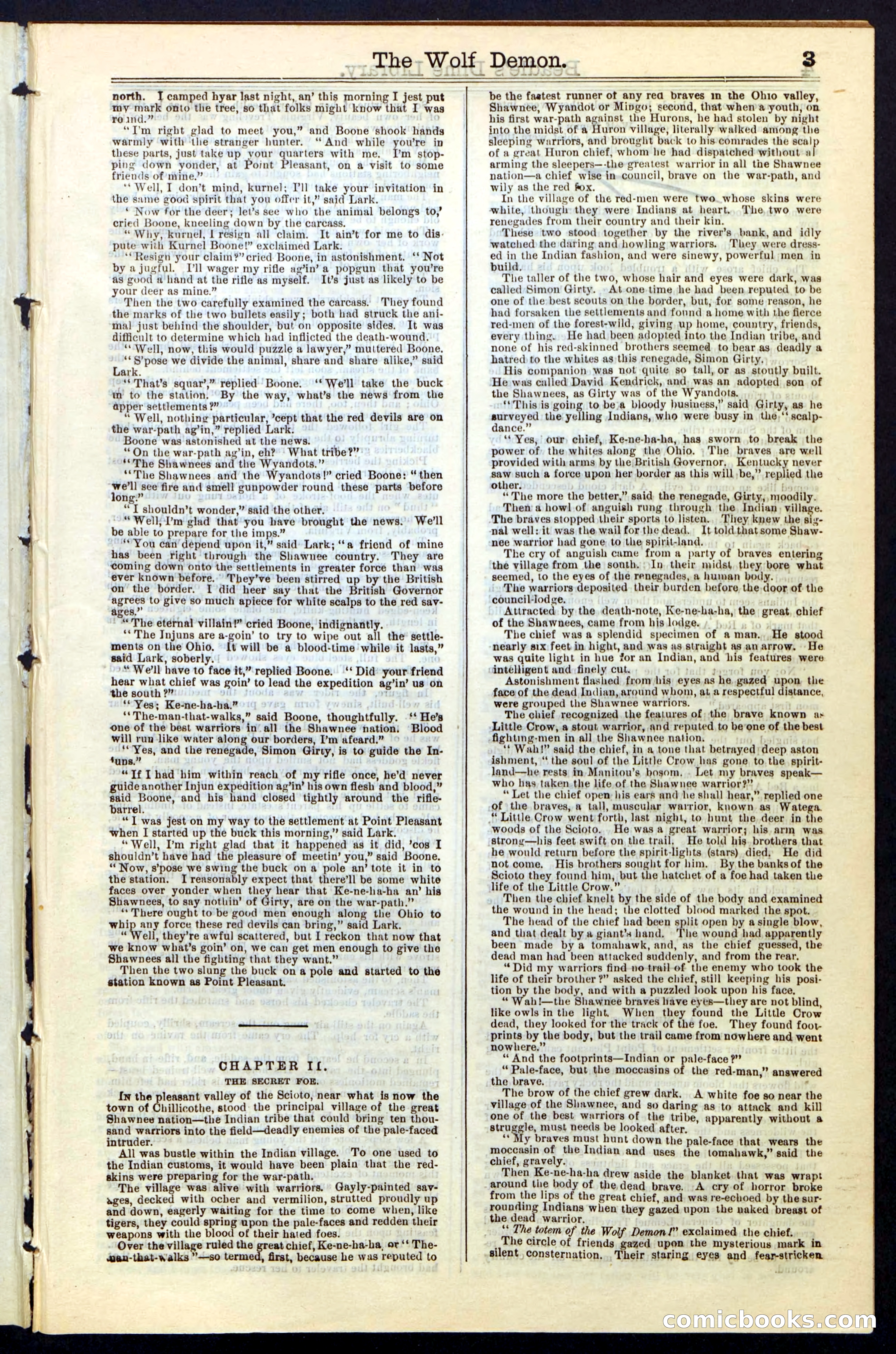 Beadle's New York Dime Library, No. 49 — page 3 of 48