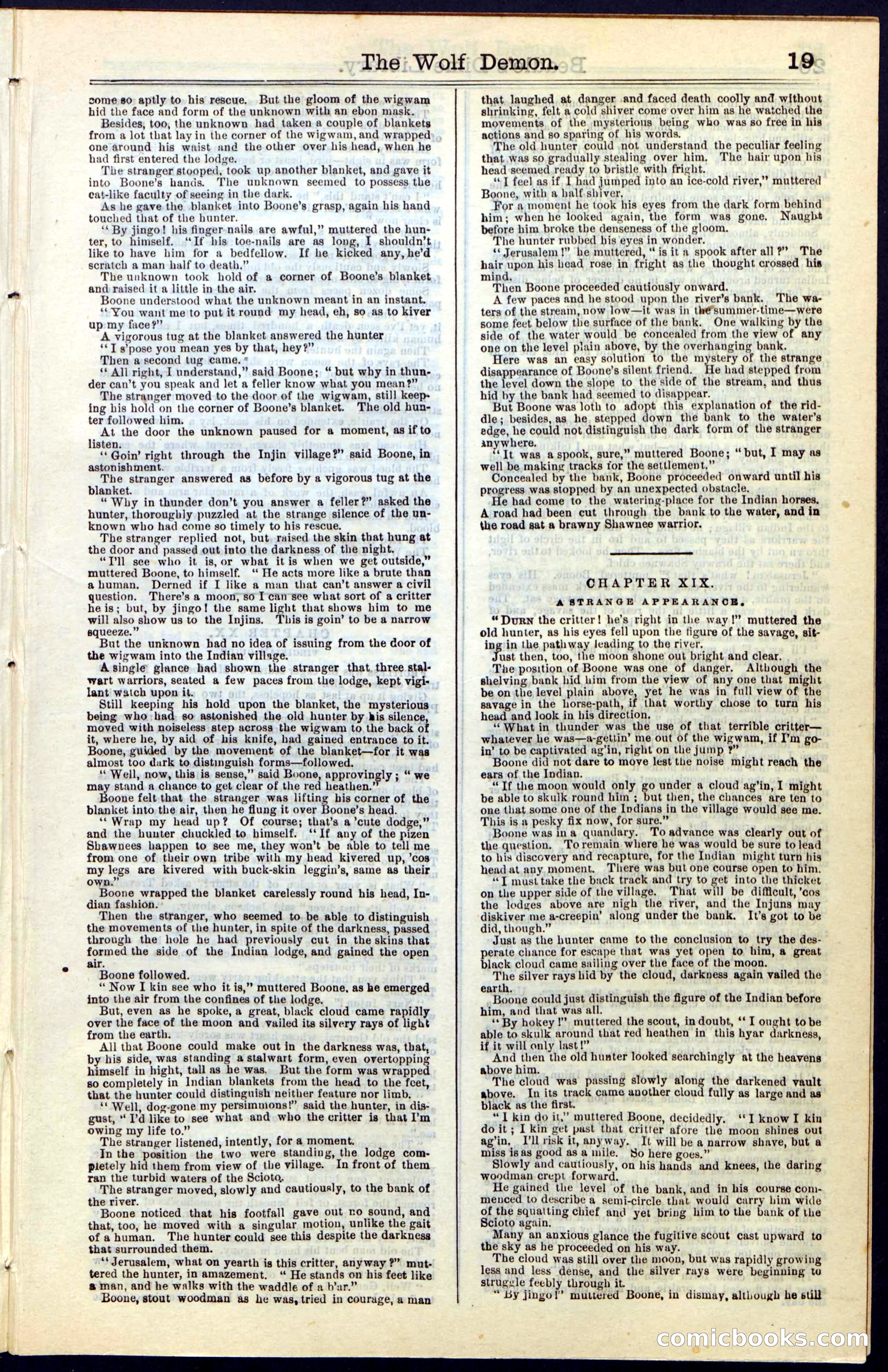 Beadle's New York Dime Library, No. 49 — page 19 of 48