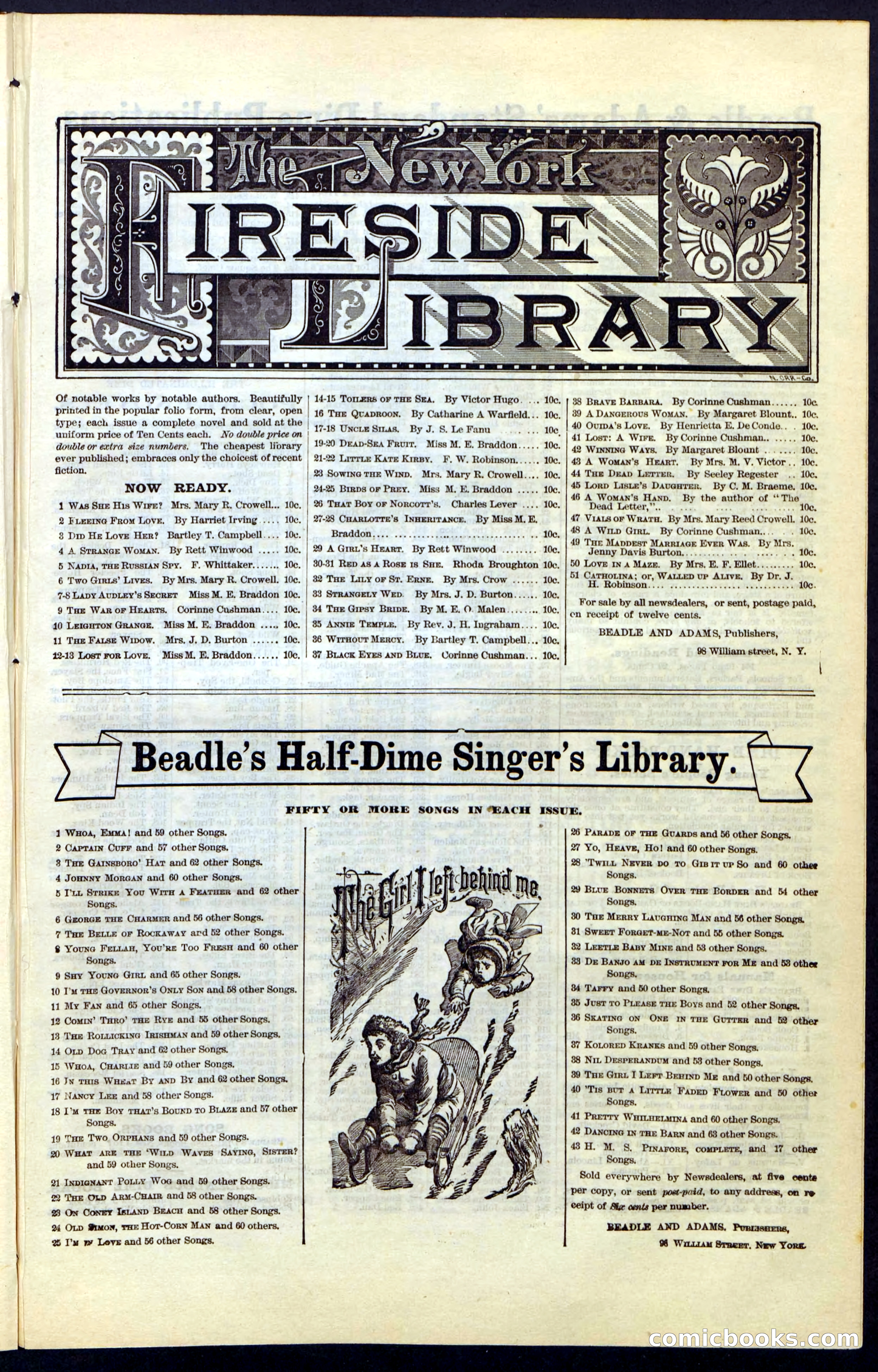 Beadle's New York Dime Library, No. 49 — page 45 of 48