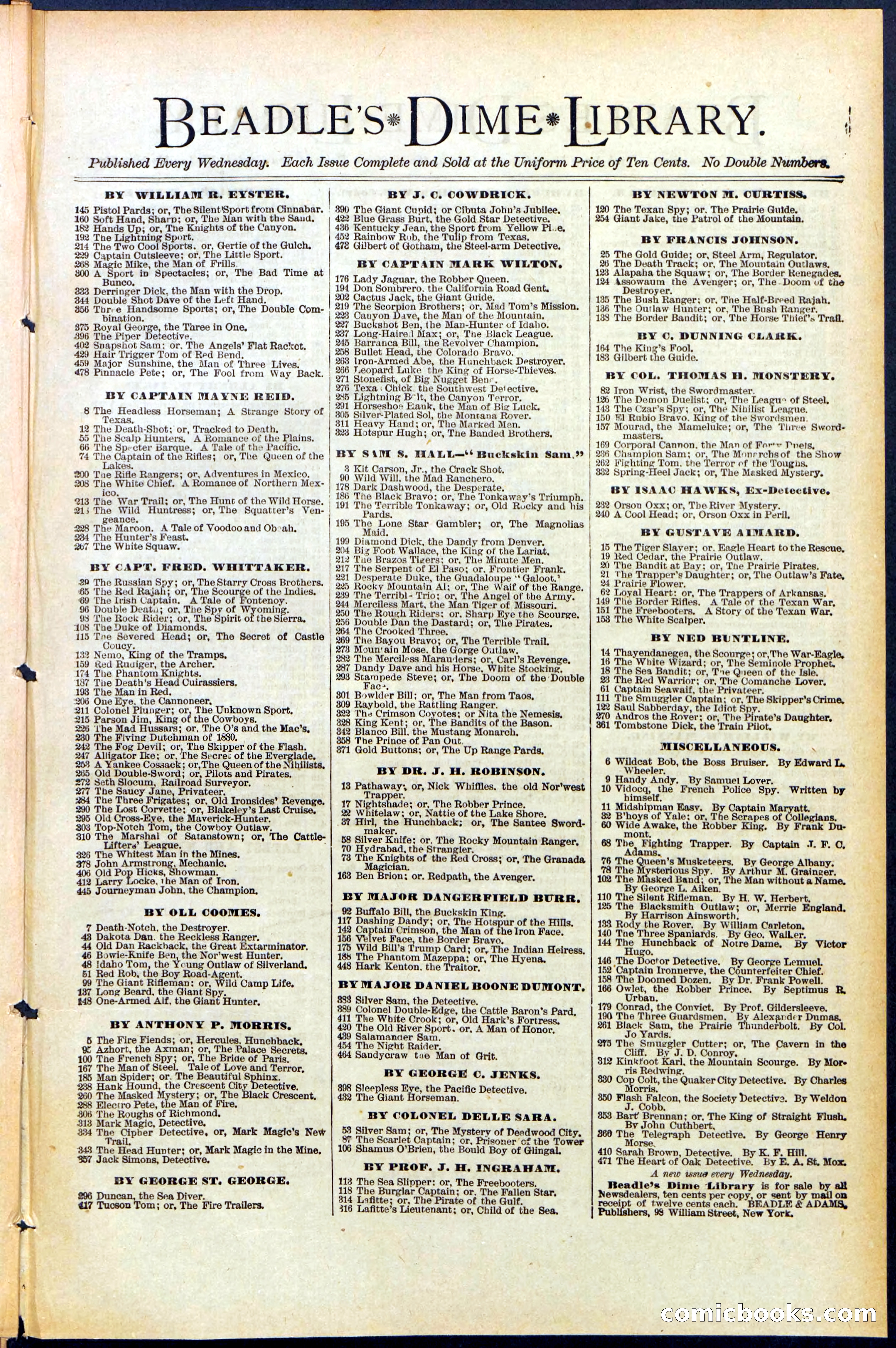 Beadle's Dime Library No. 490: 'The Lone Hand in Texas' — page 31 of 32