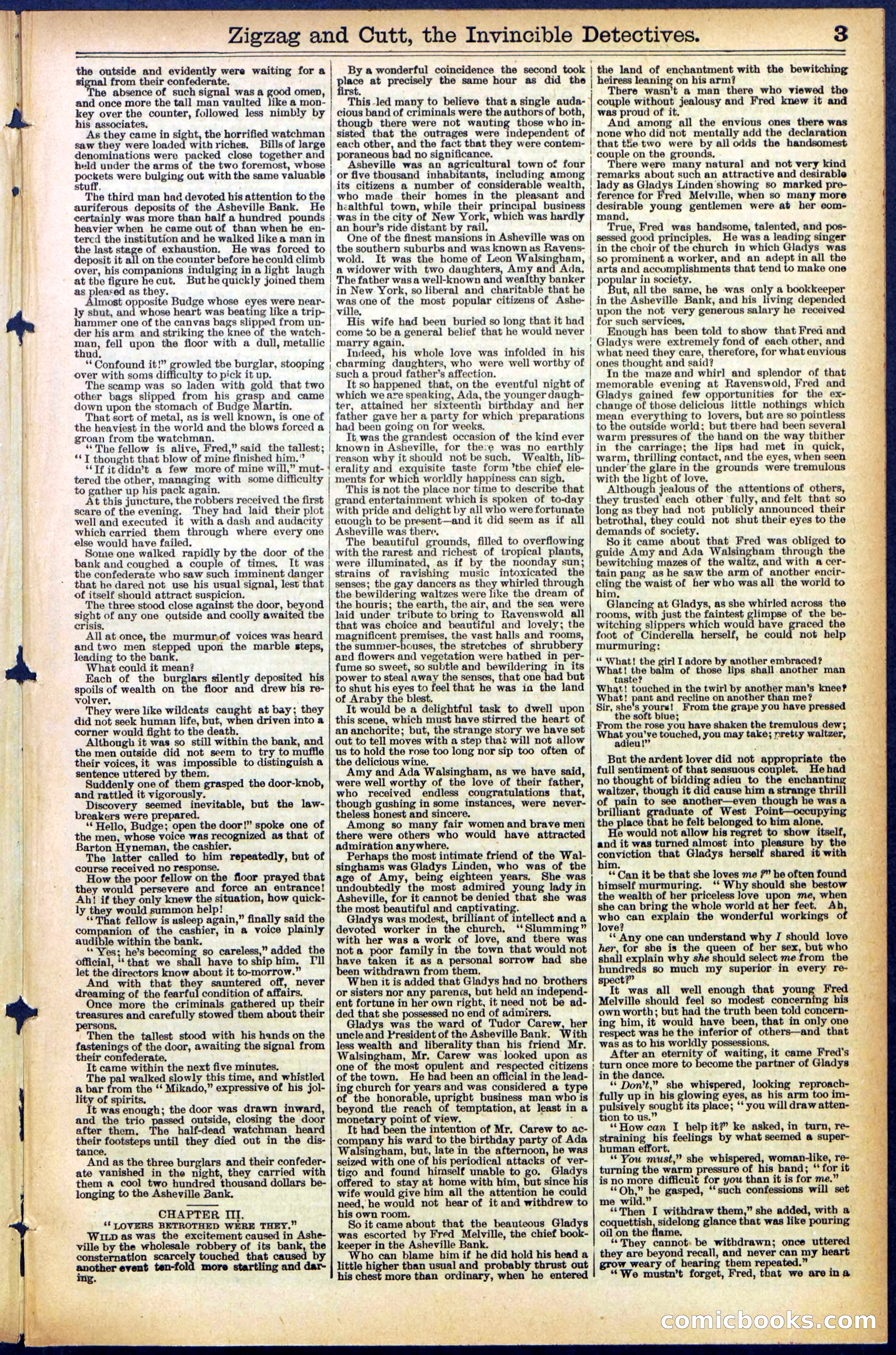 Beadle's New York Dime Library No. 491 — page 3 of 32