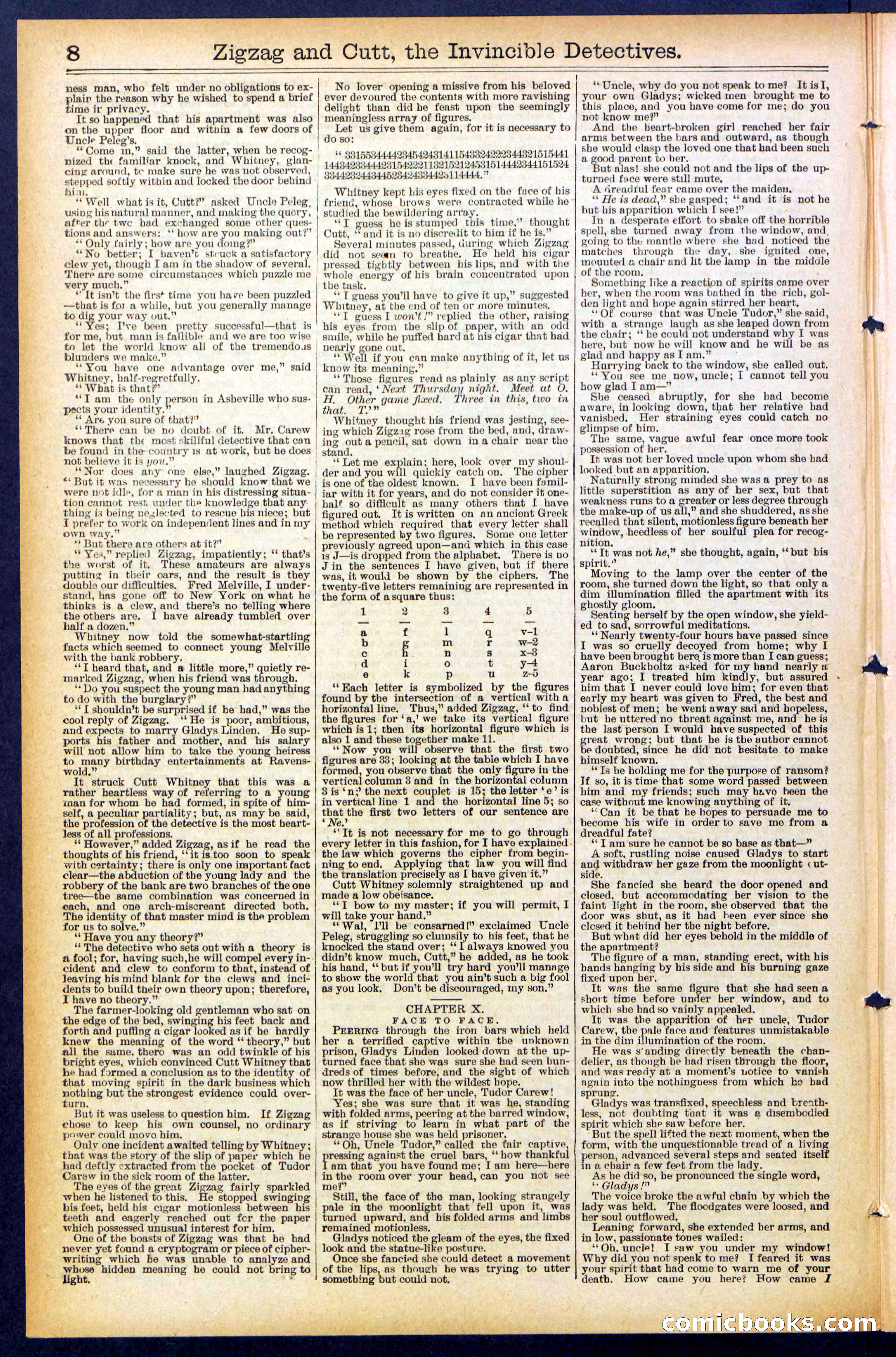 Beadle's New York Dime Library No. 491 — page 8 of 32