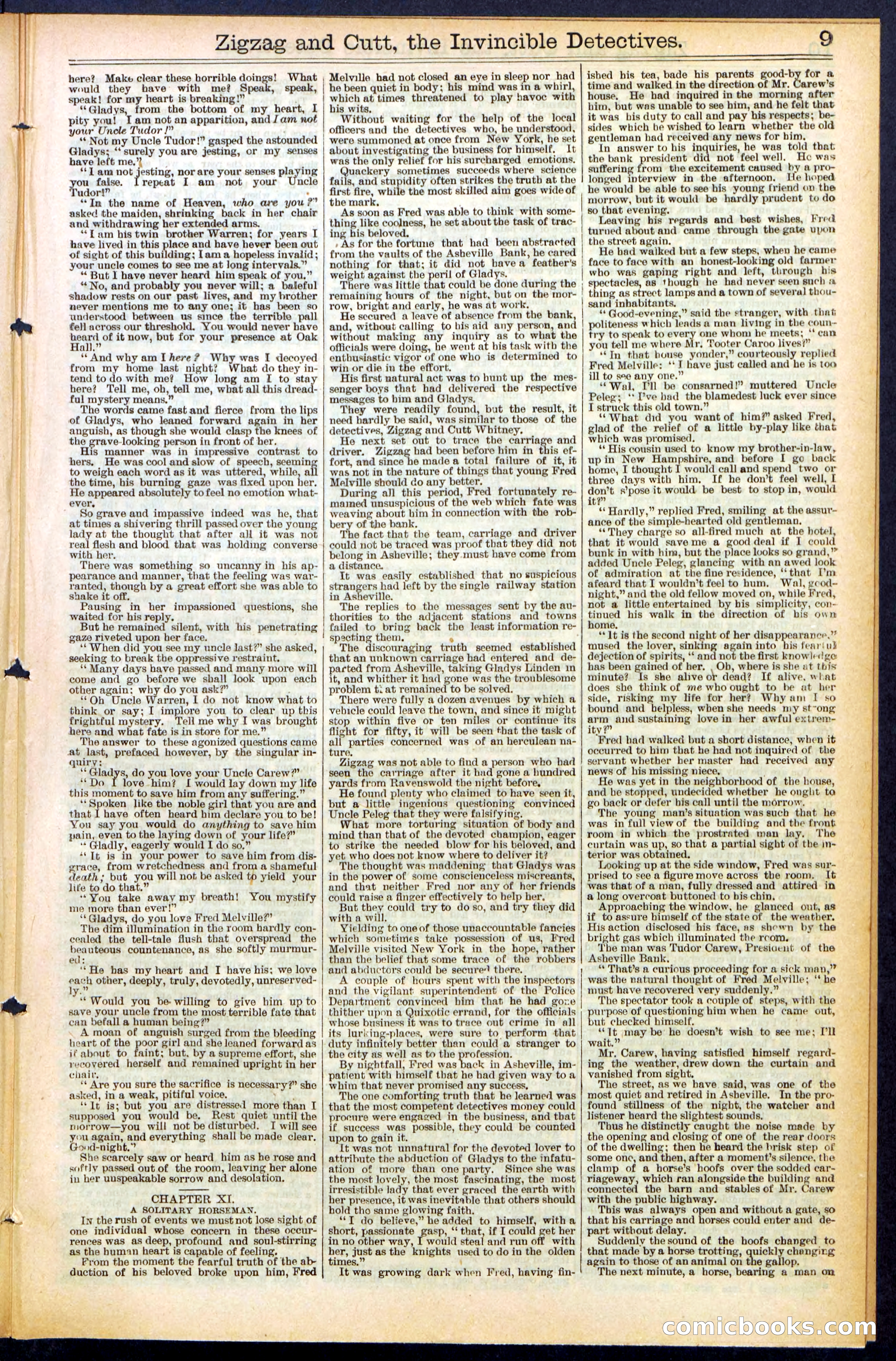 Beadle's New York Dime Library No. 491 — page 9 of 32