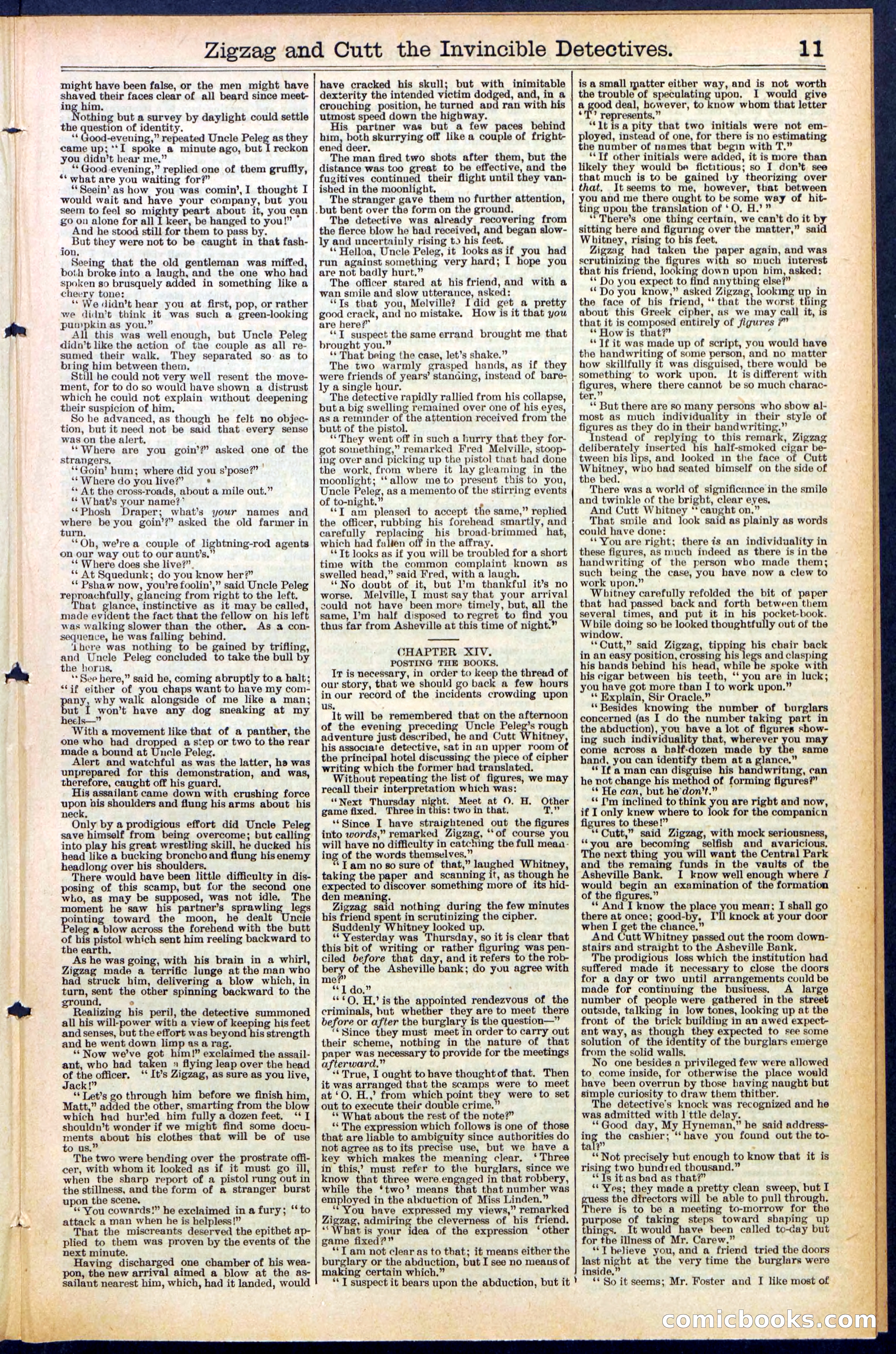 Beadle's New York Dime Library No. 491 — page 11 of 32