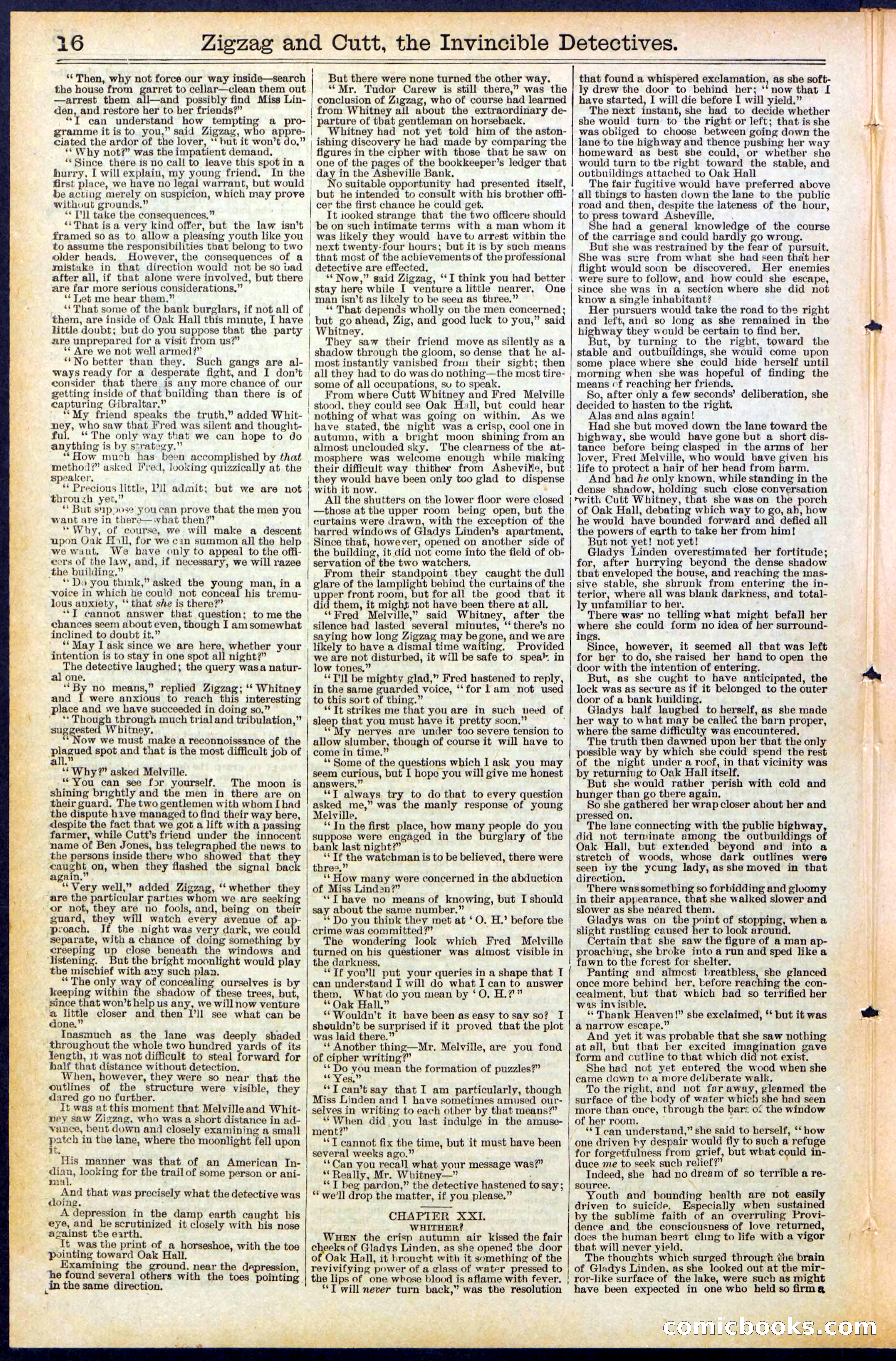 Beadle's New York Dime Library No. 491 — page 16 of 32