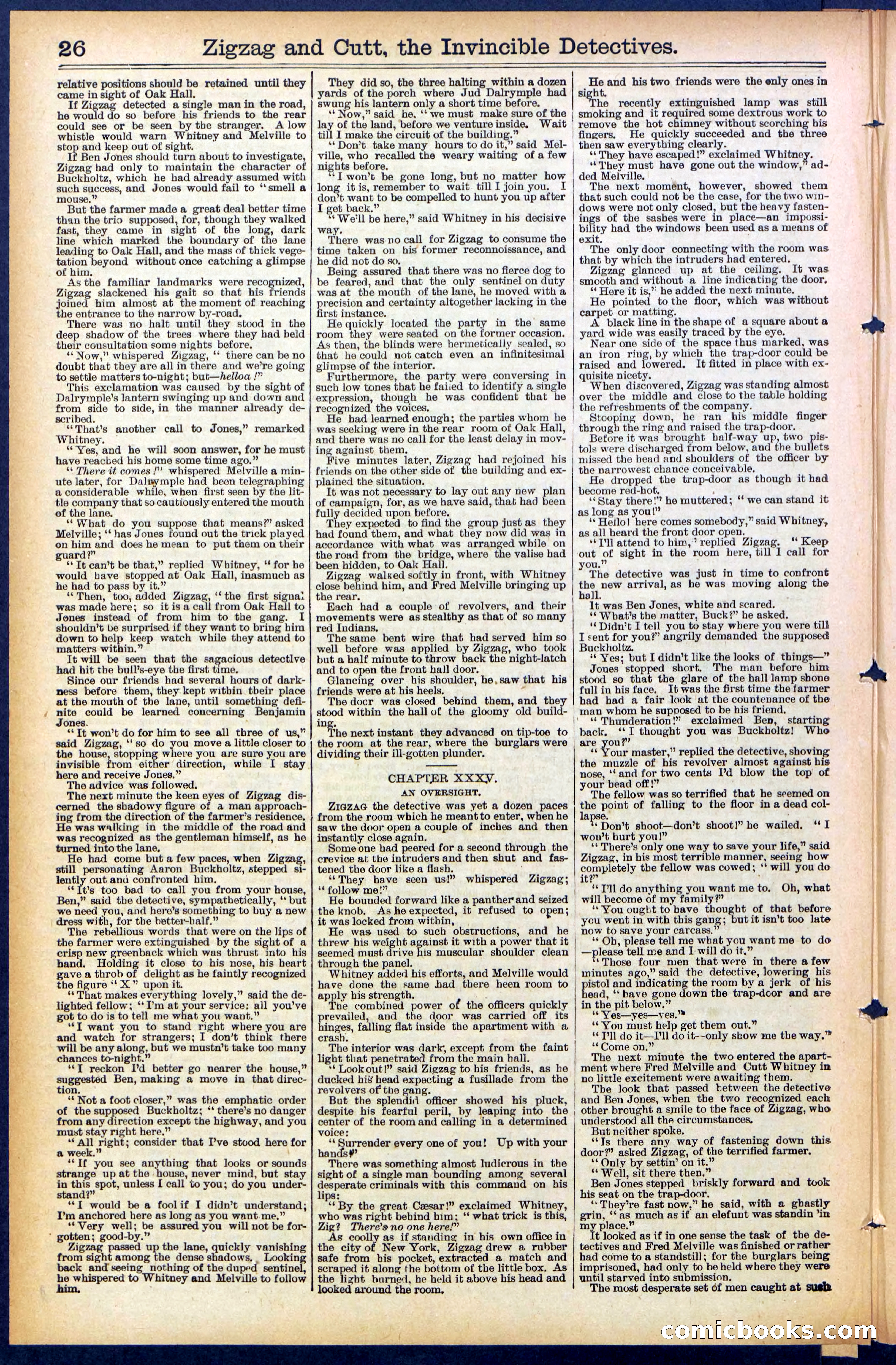 Beadle's New York Dime Library No. 491 — page 26 of 32