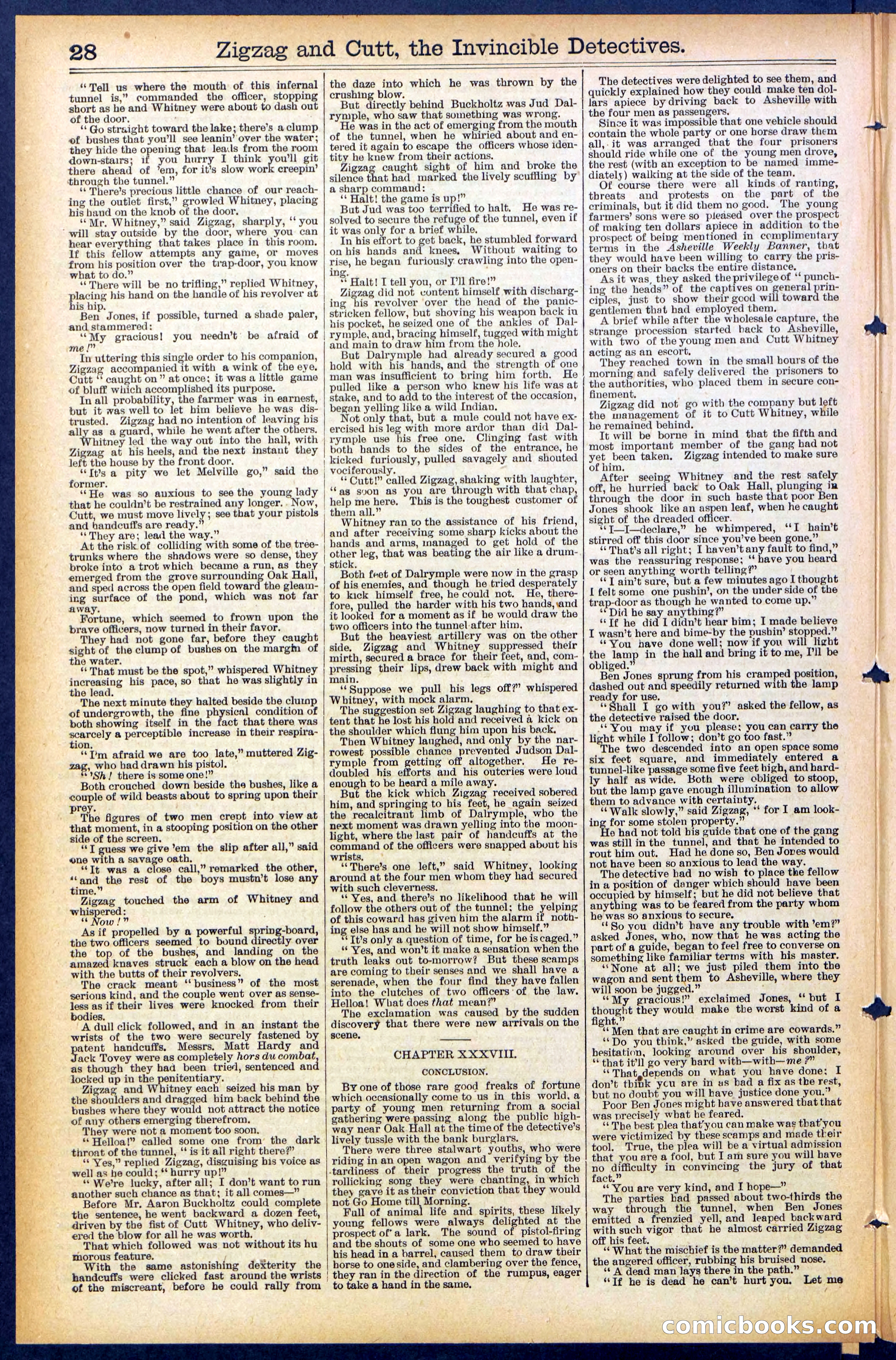 Beadle's New York Dime Library No. 491 — page 28 of 32