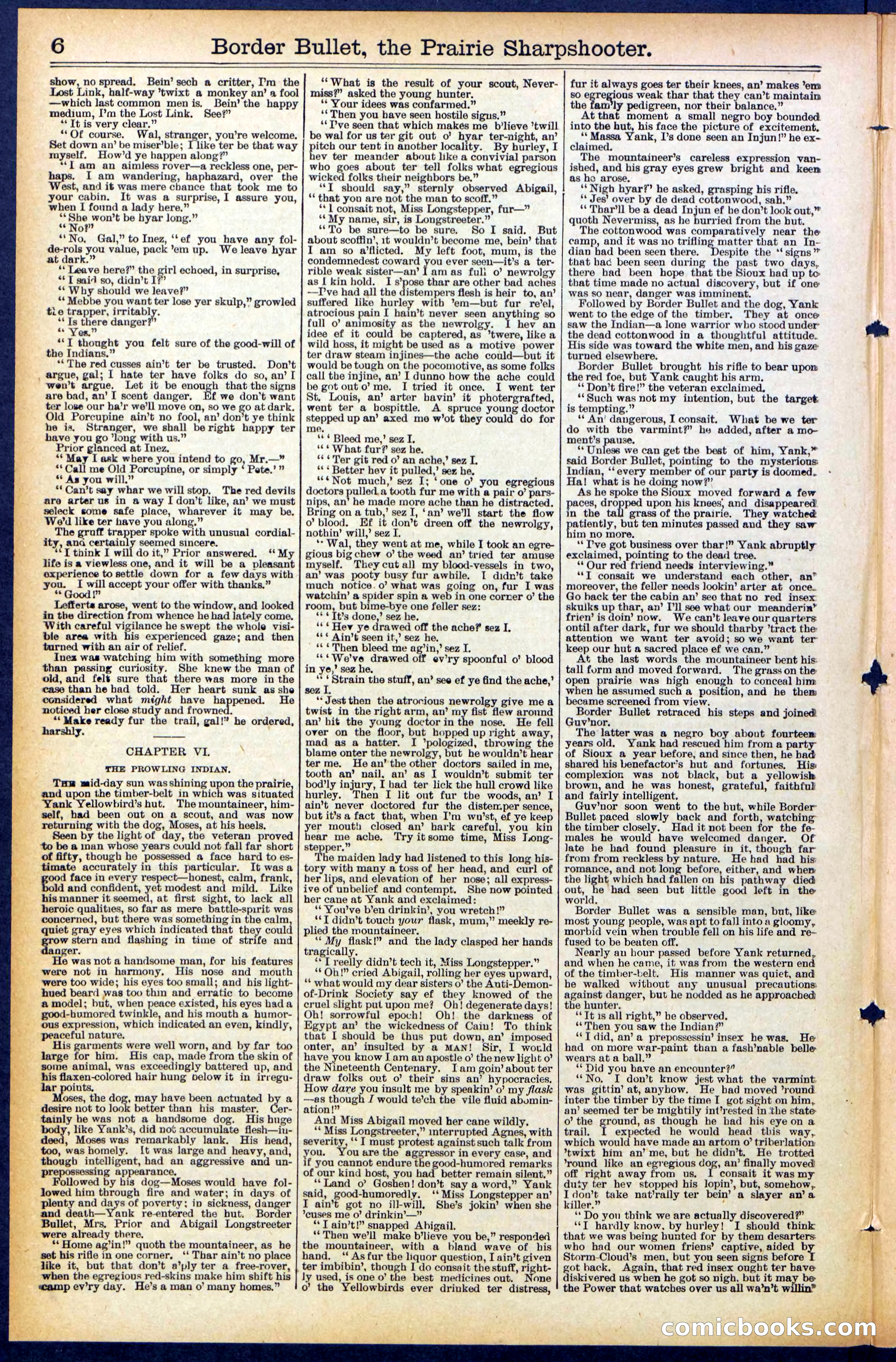Beadle's New York Dime Library No. 492 — page 6 of 32