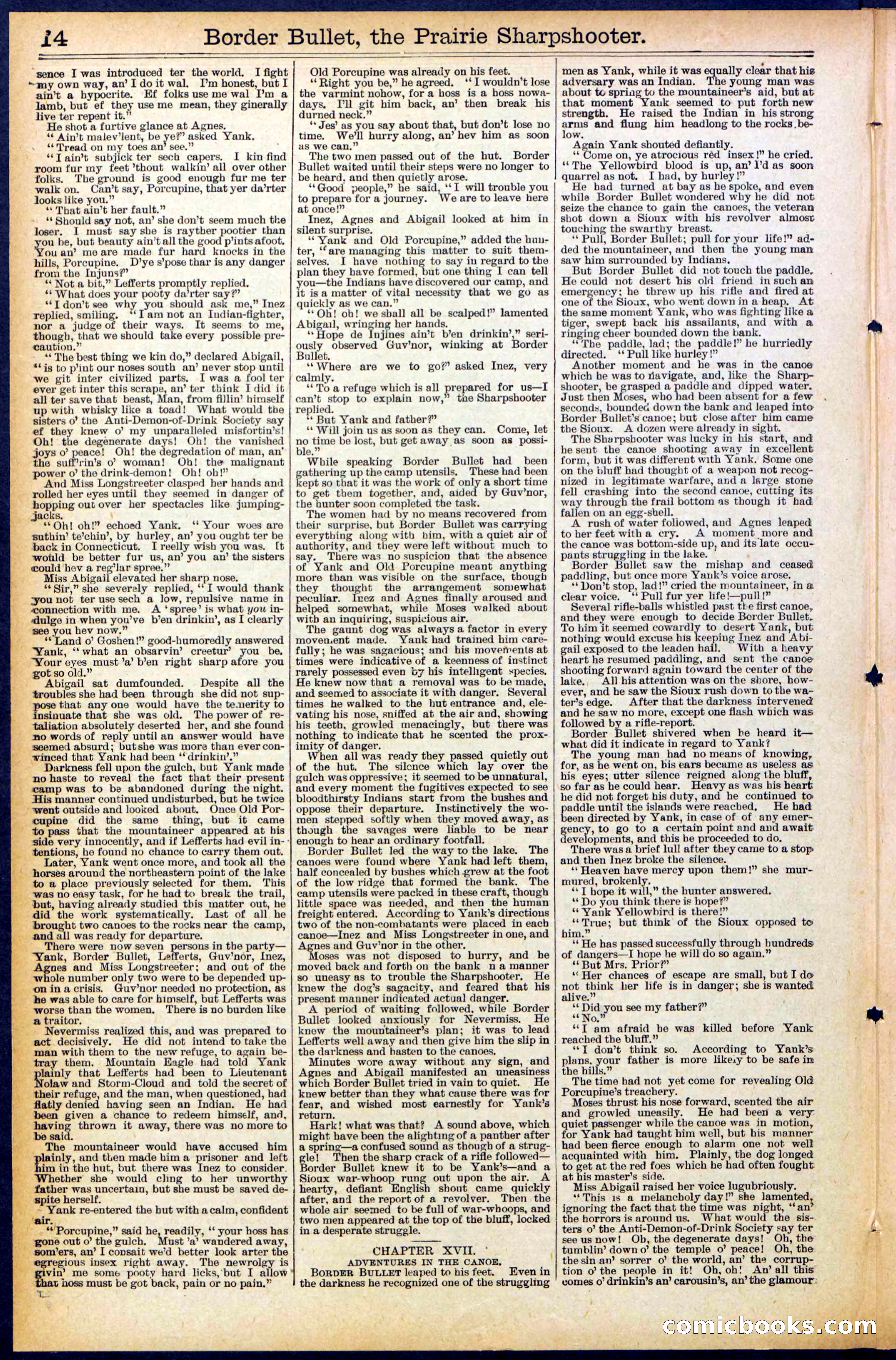 Beadle's New York Dime Library No. 492 — page 14 of 32