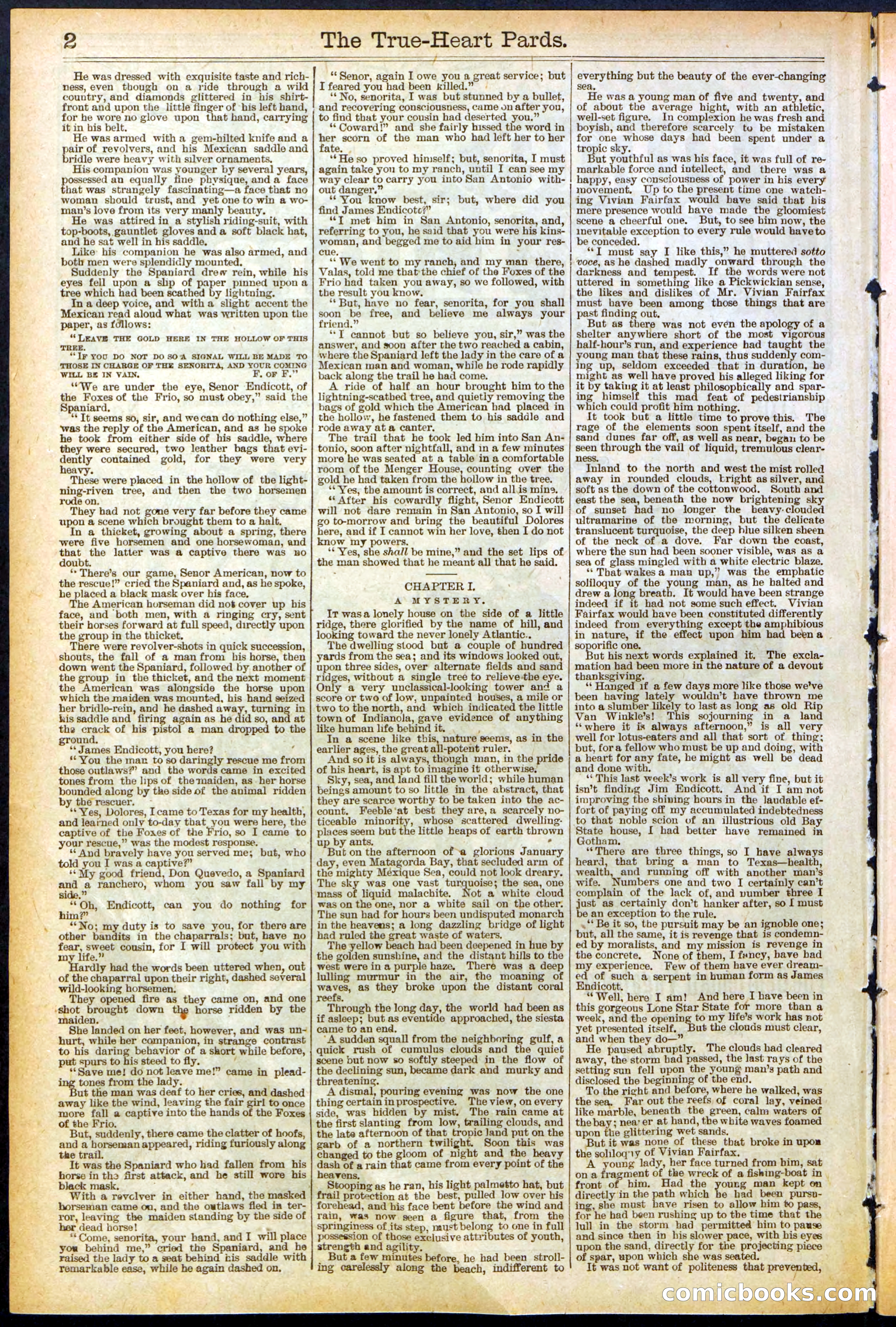 Beadle's New York Dime Library, No. 500 — page 2 of 32