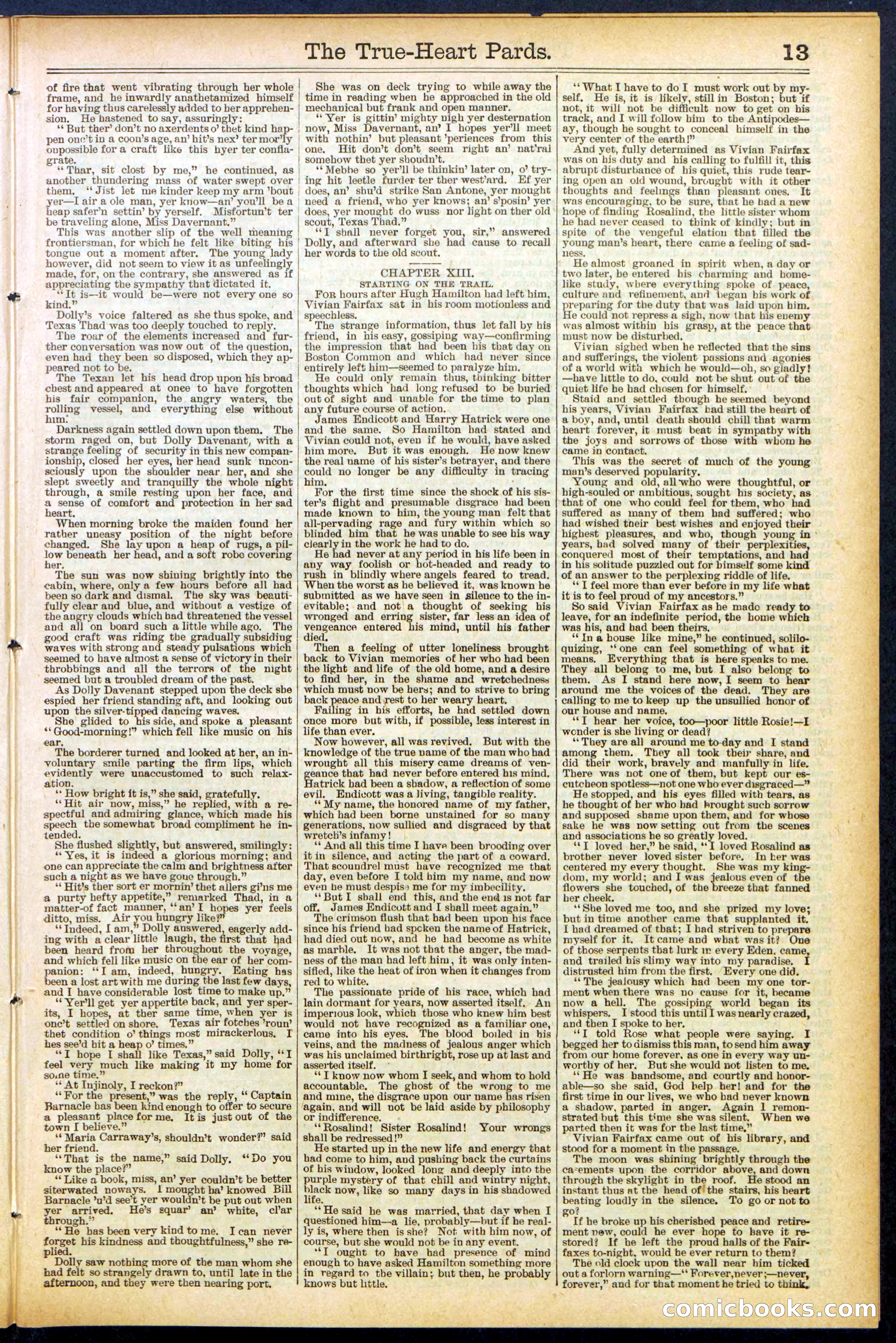 Beadle's New York Dime Library, No. 500 — page 13 of 32