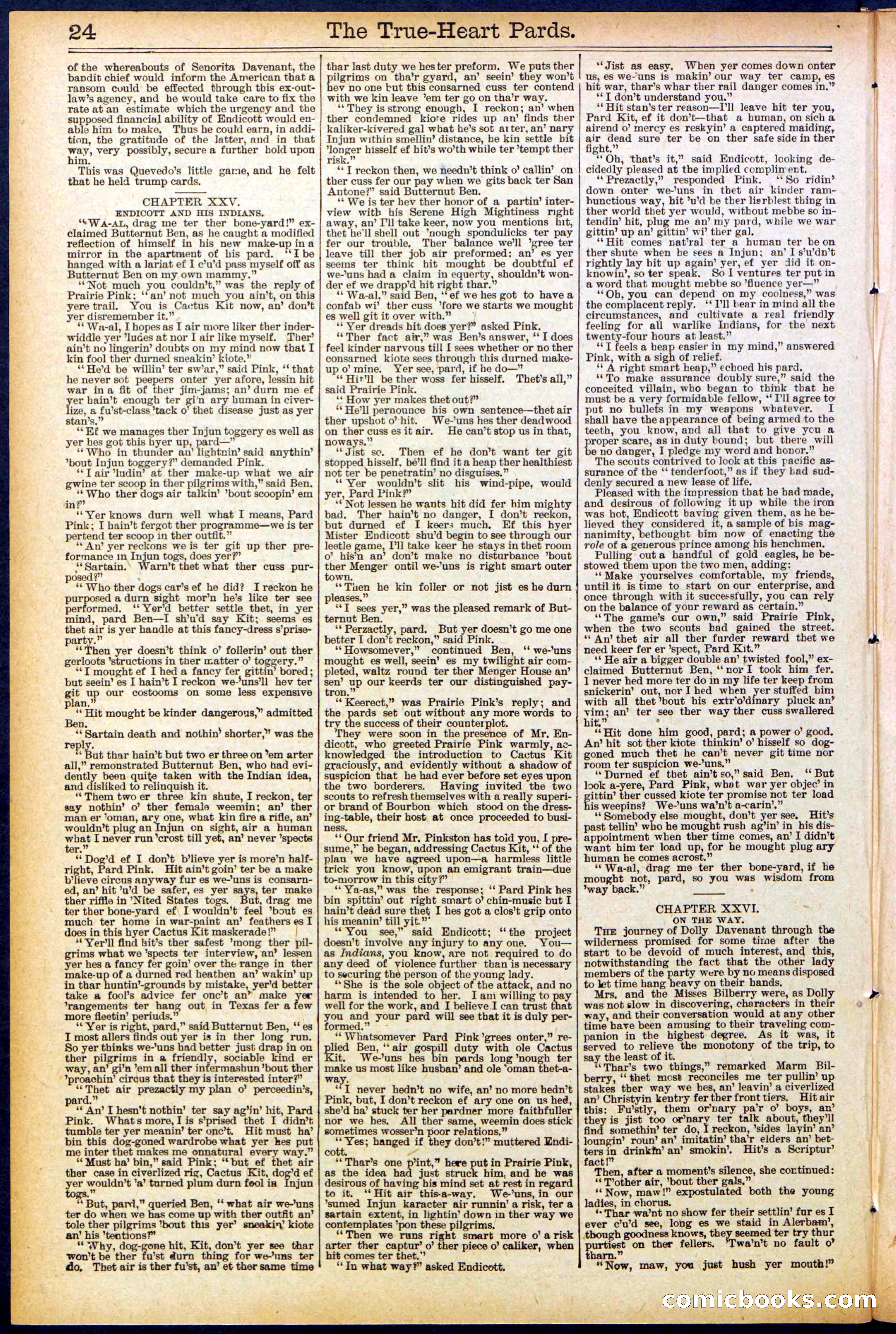 Beadle's New York Dime Library, No. 500 — page 24 of 32