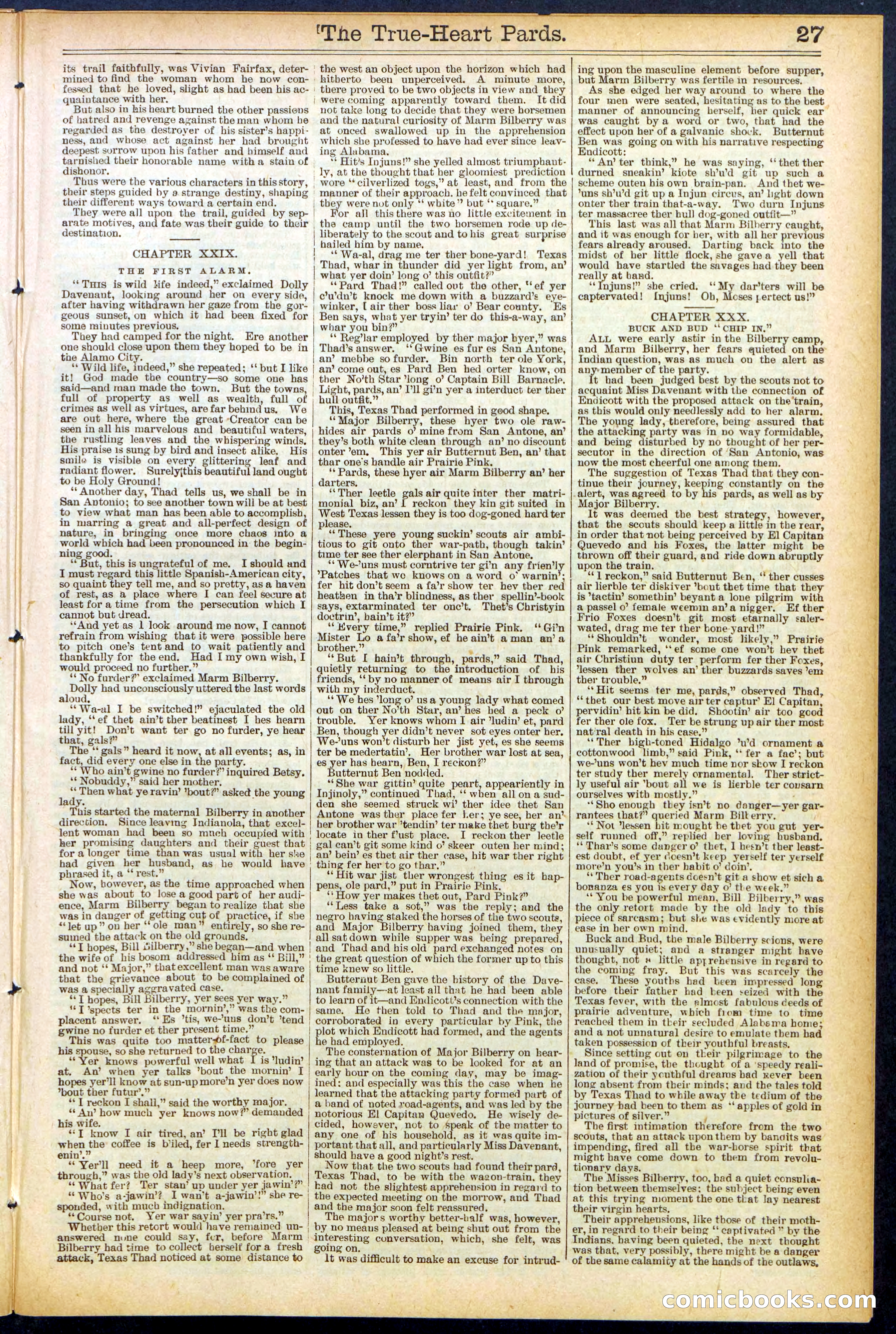 Beadle's New York Dime Library, No. 500 — page 27 of 32