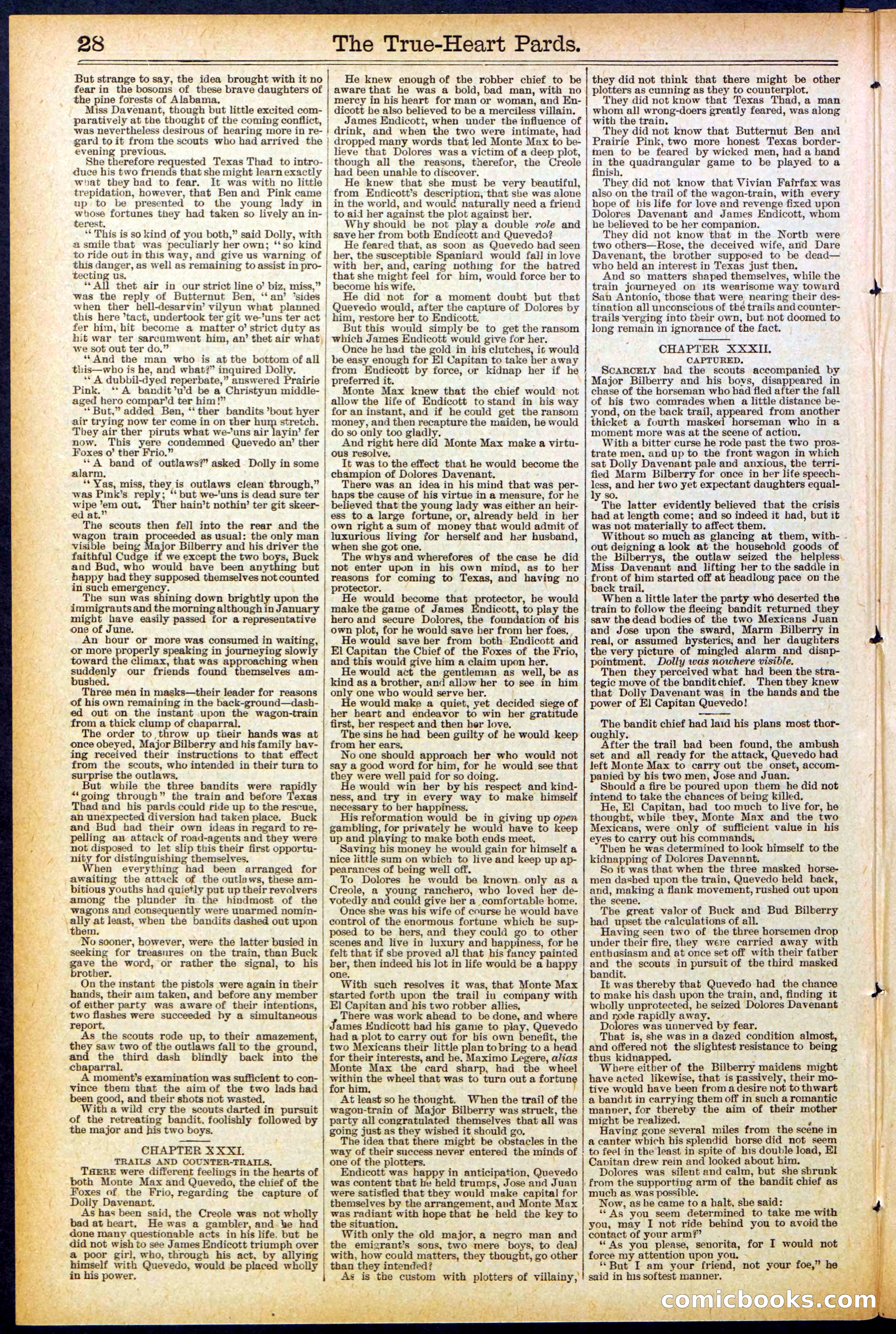Beadle's New York Dime Library, No. 500 — page 28 of 32