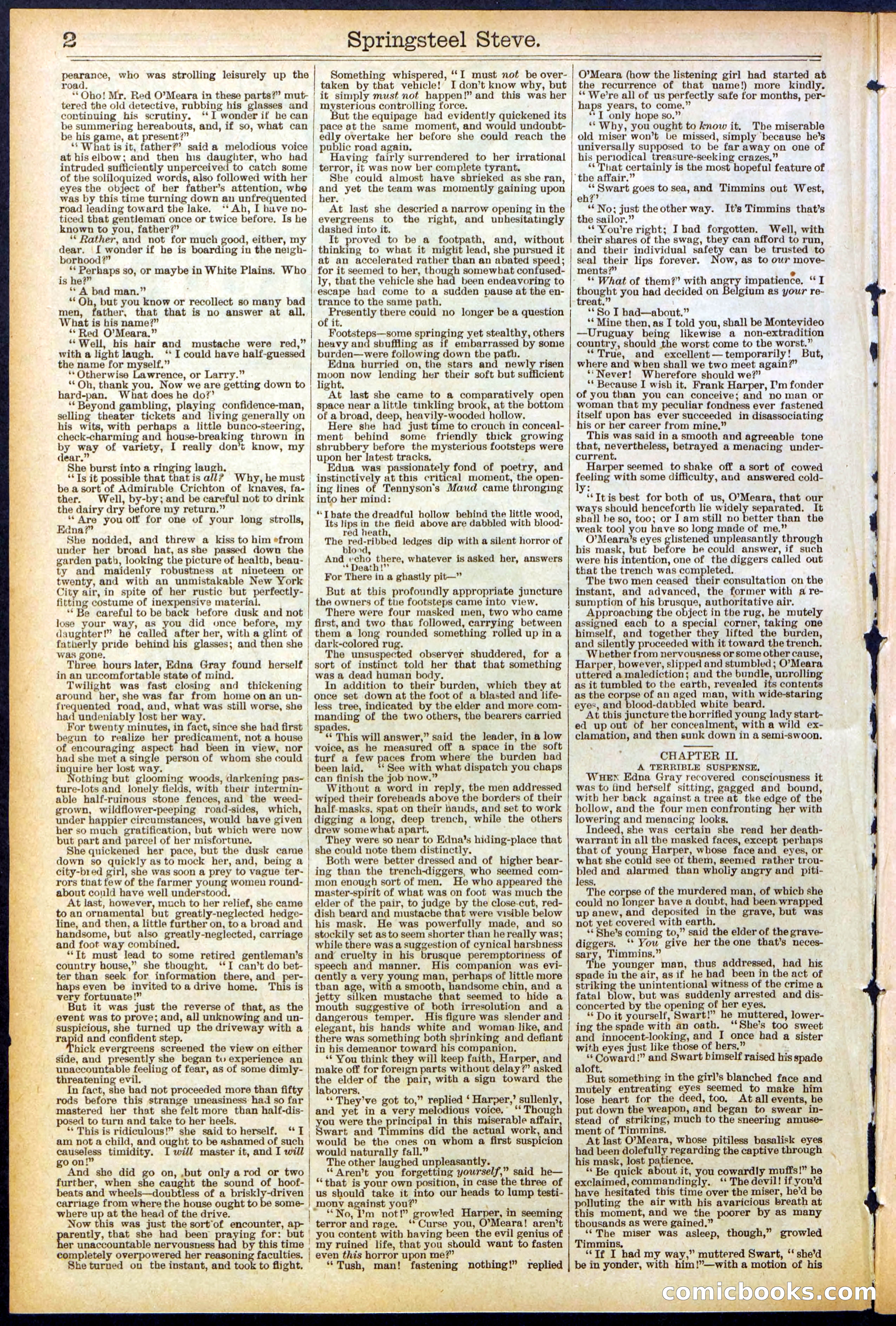 Beadle's New York Dime Library No. 501 — page 2 of 32