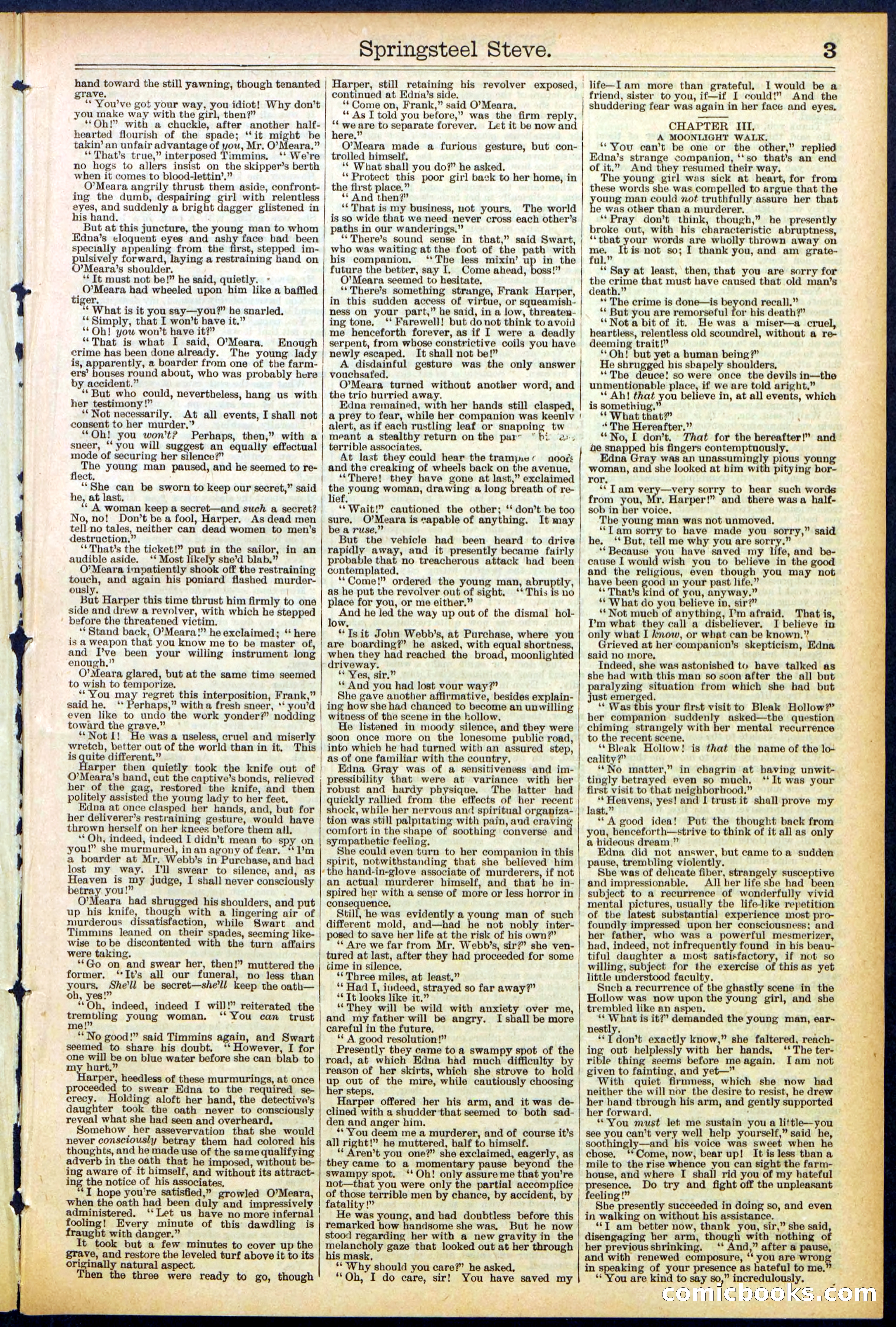 Beadle's New York Dime Library No. 501 — page 3 of 32