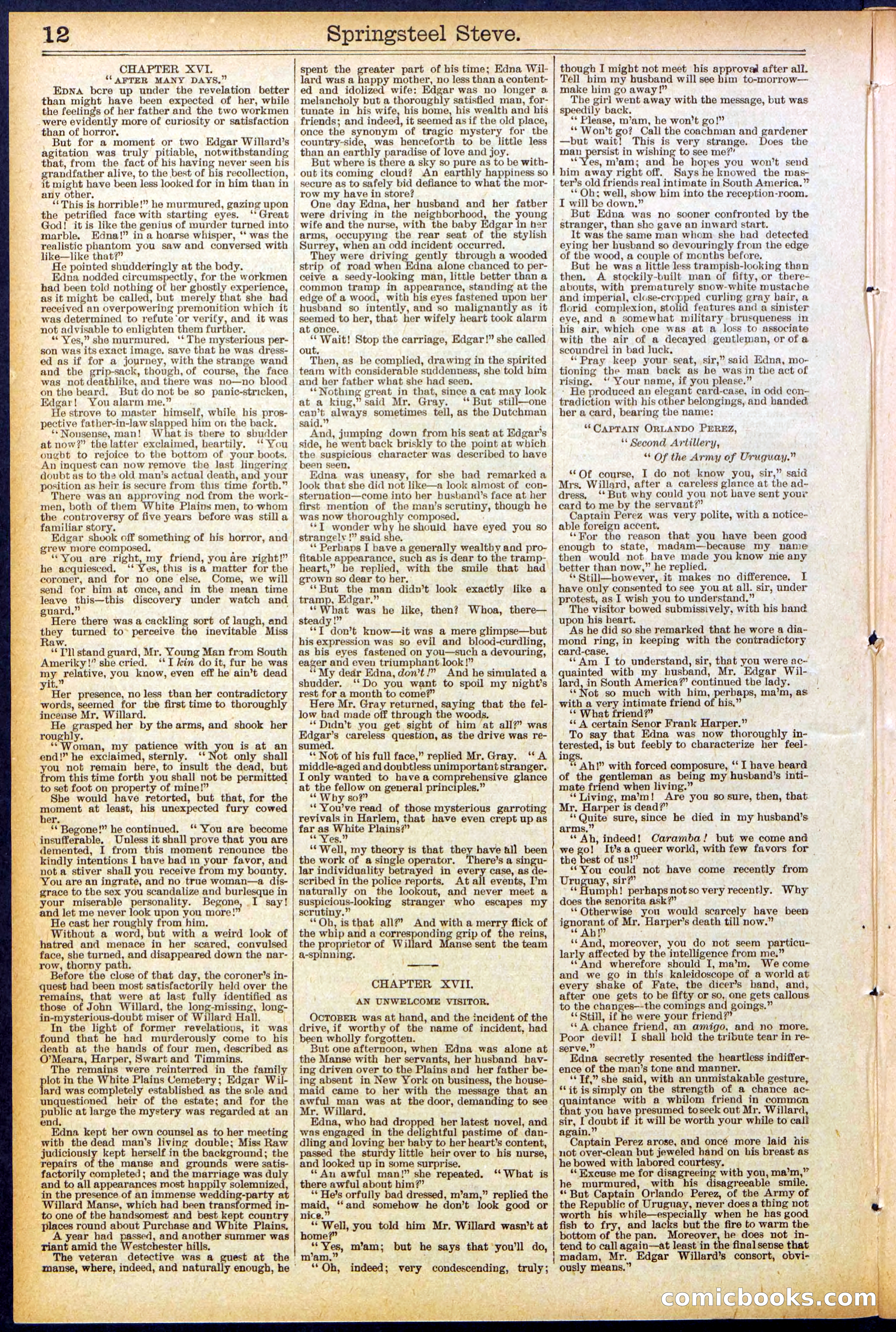 Beadle's New York Dime Library No. 501 — page 12 of 32