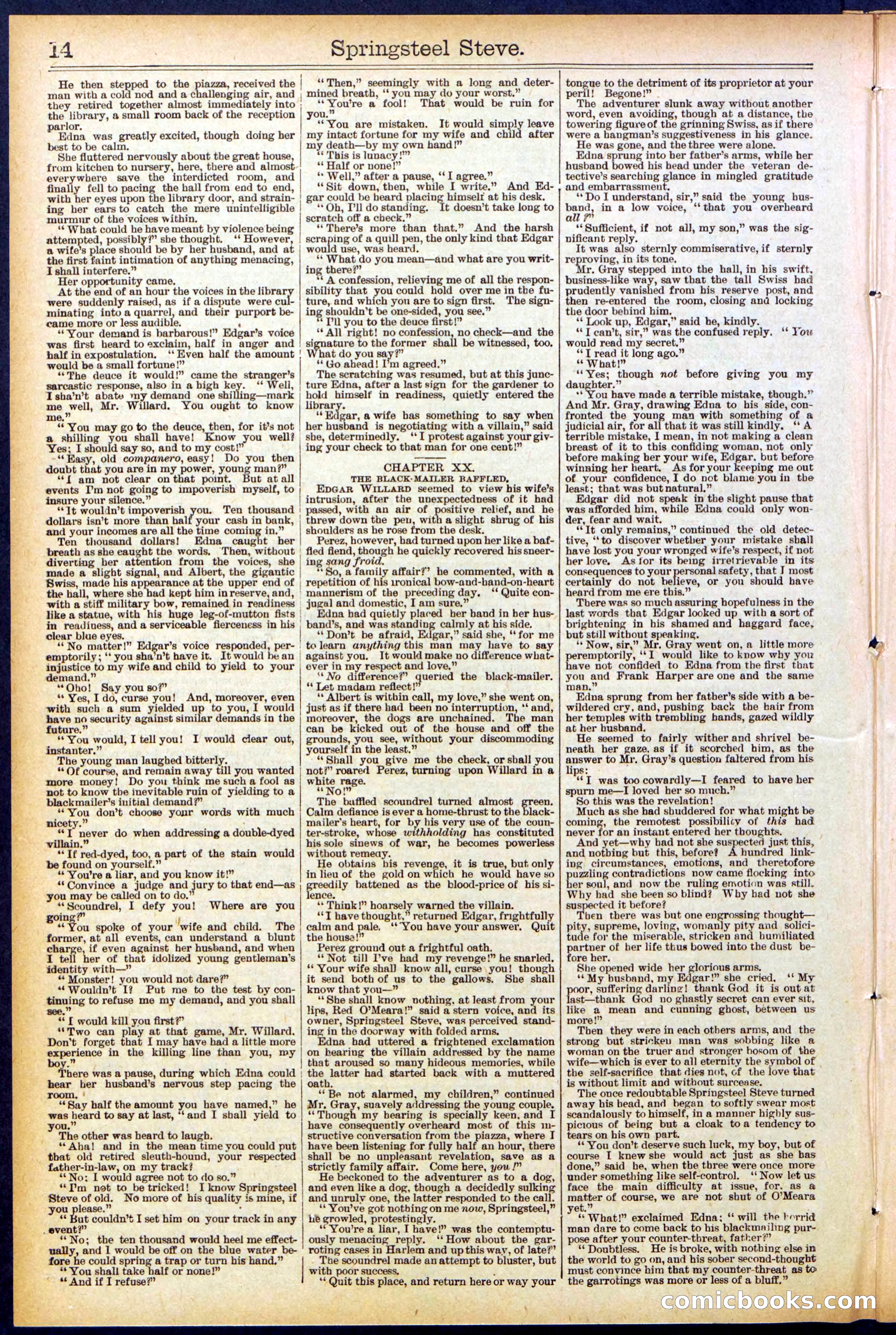 Beadle's New York Dime Library No. 501 — page 14 of 32