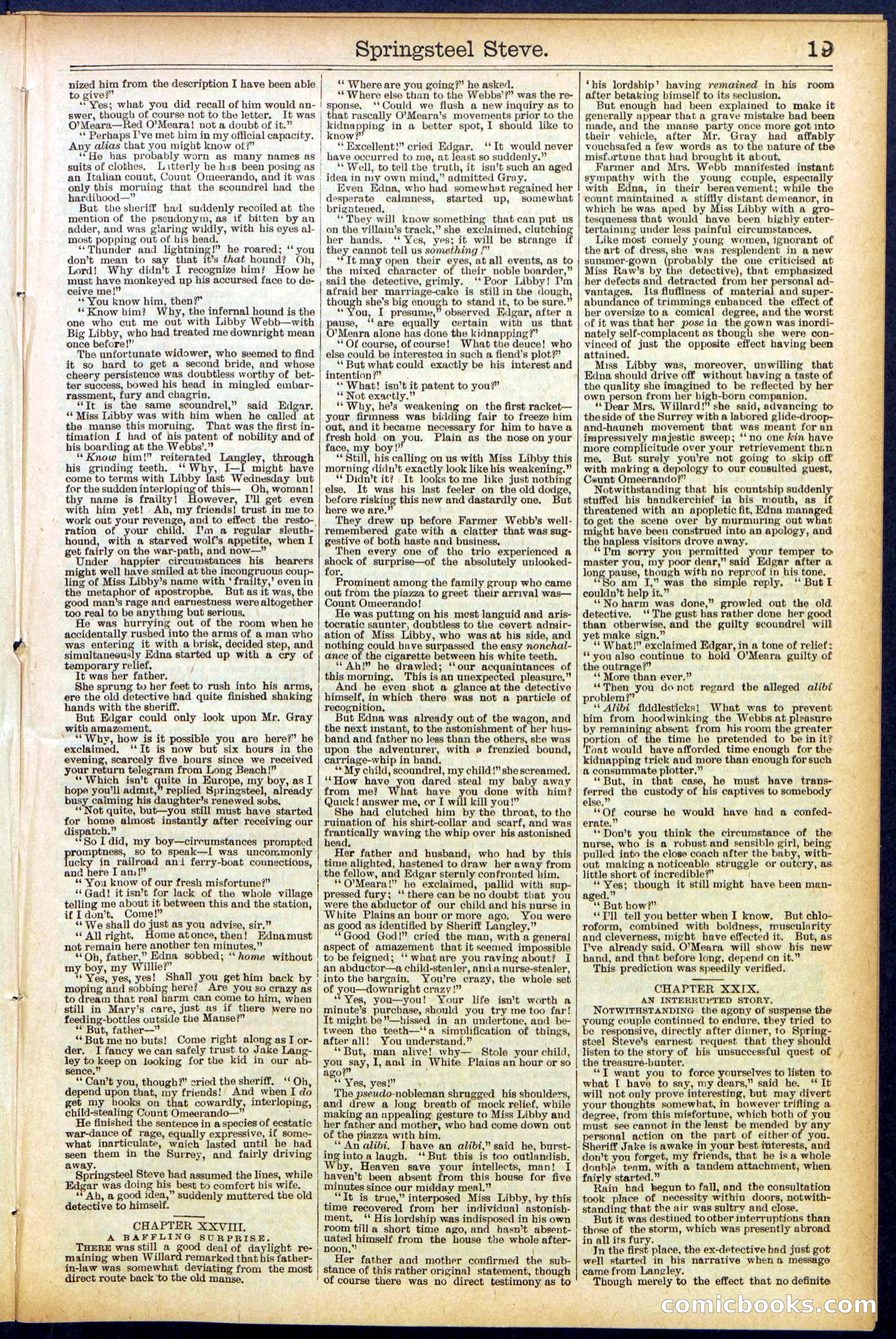 Beadle's New York Dime Library No. 501 — page 19 of 32