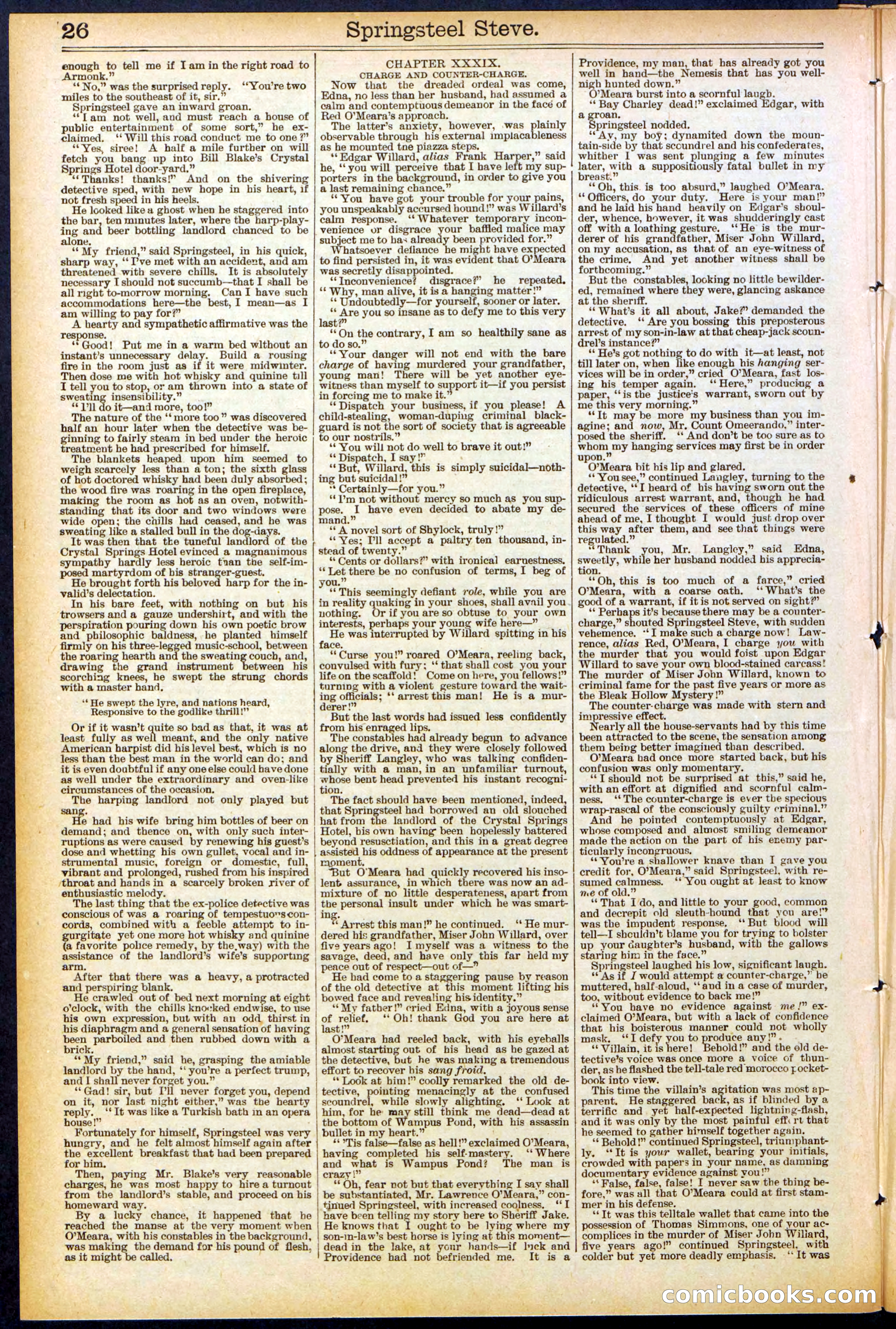 Beadle's New York Dime Library No. 501 — page 26 of 32