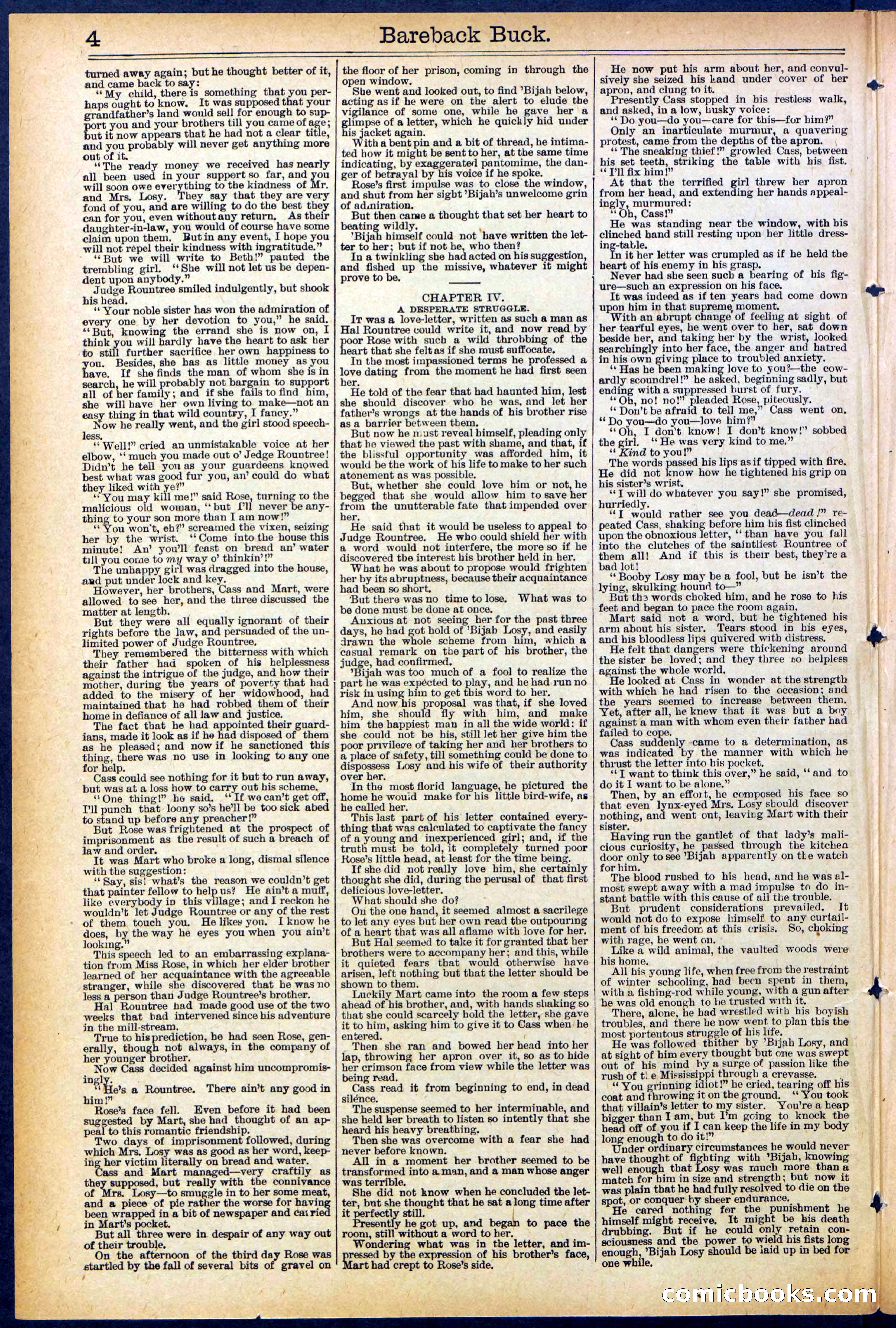 Beadle's Dime Library, No. 502 — page 4 of 32