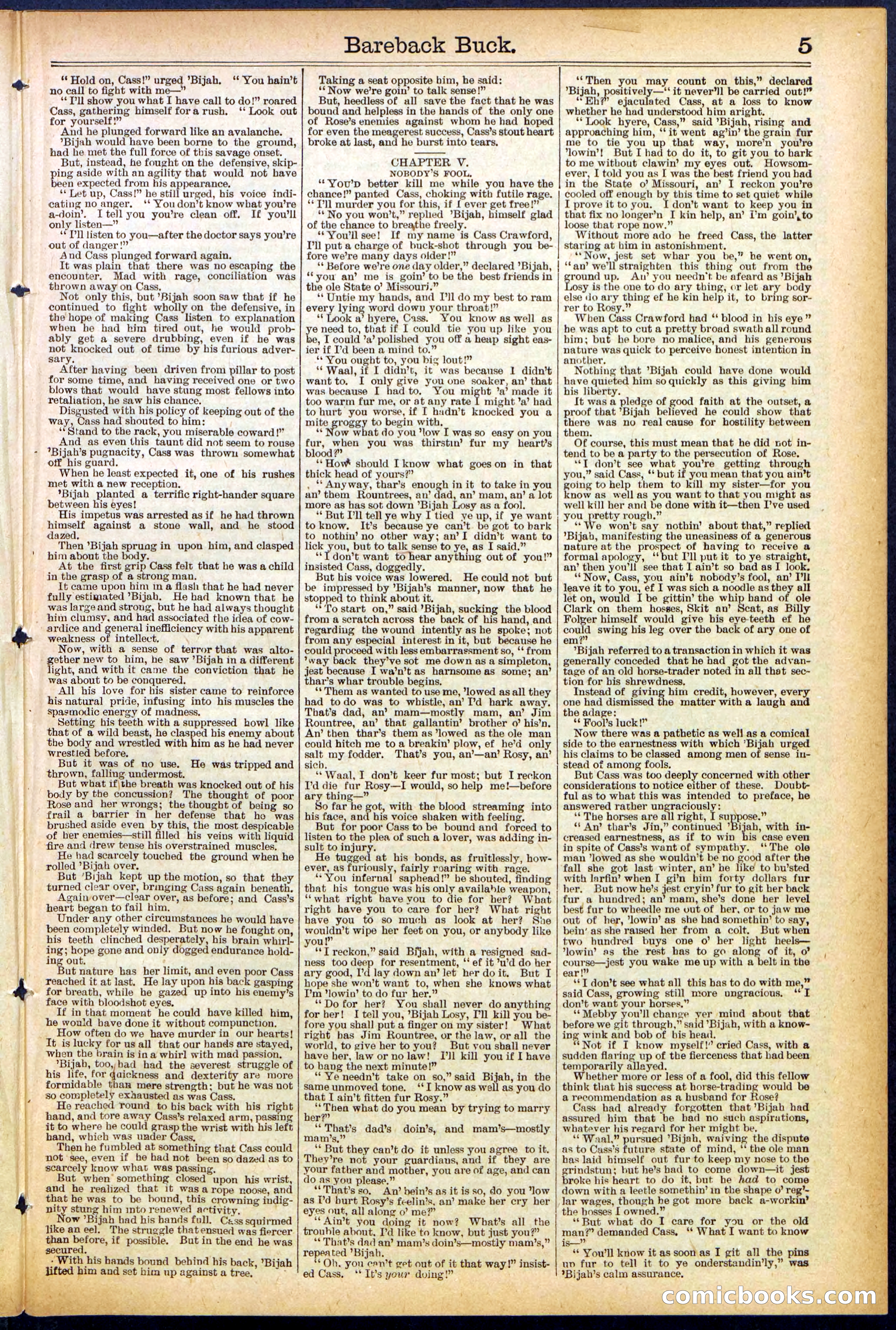 Beadle's Dime Library, No. 502 — page 5 of 32